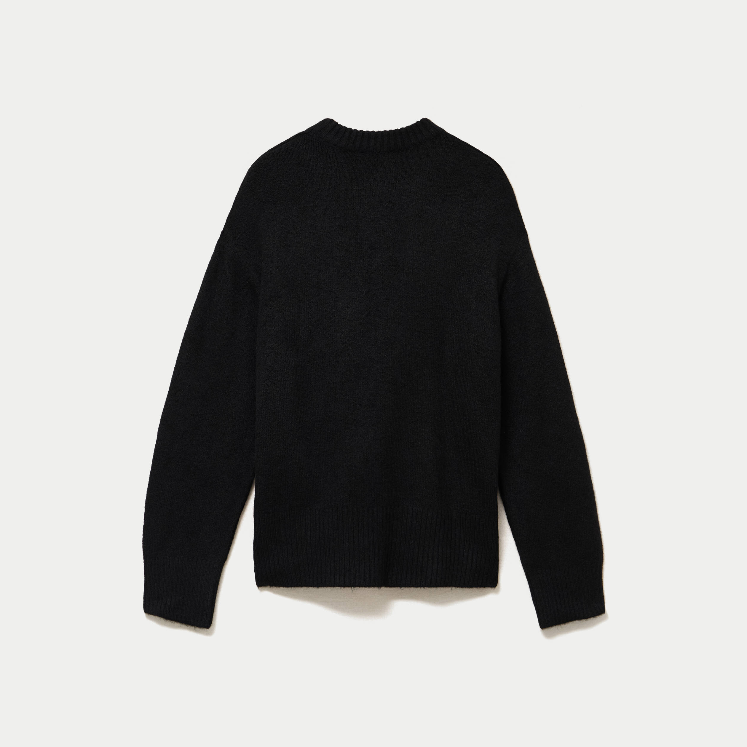 Pull manches longues noir femme
