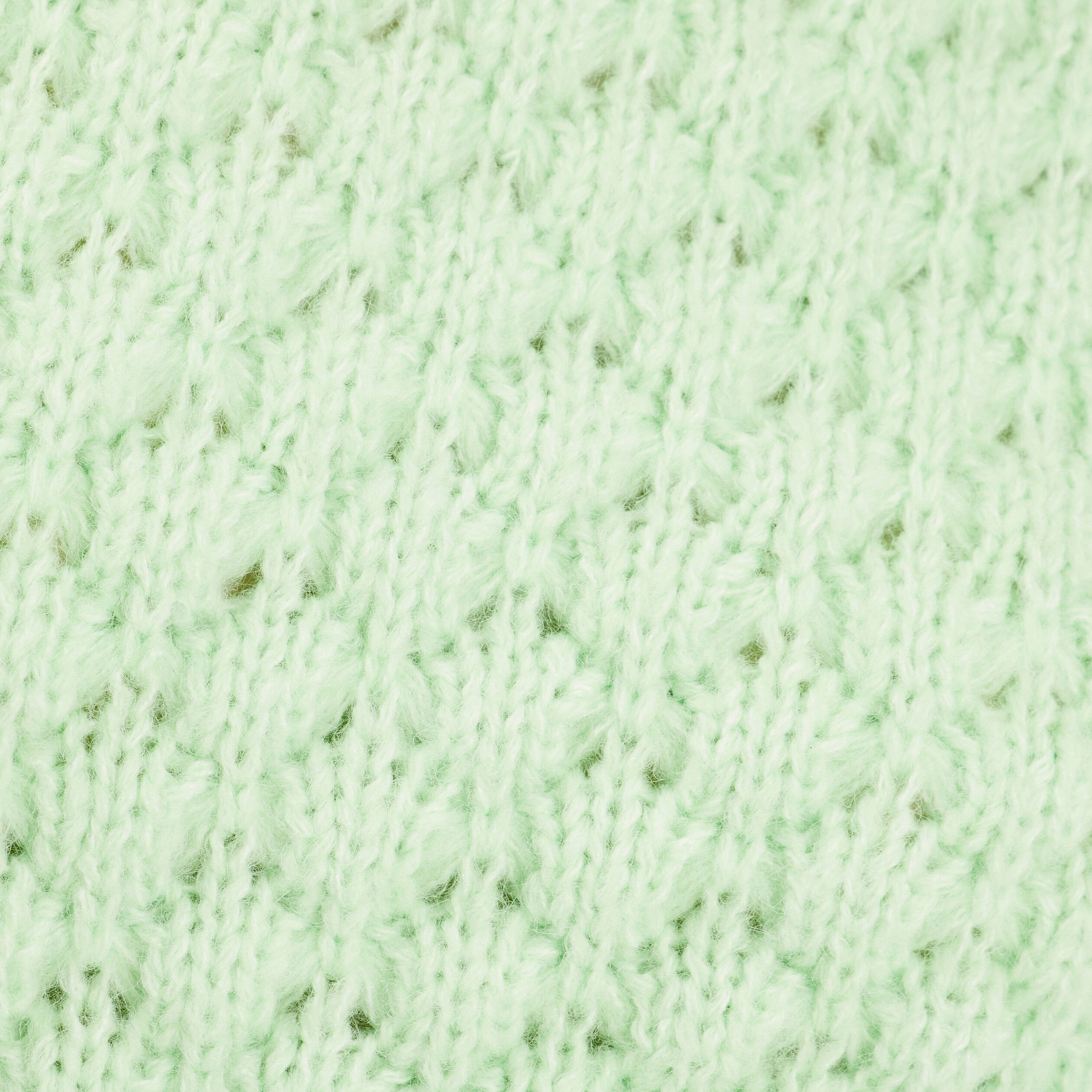 Pull oversize col montant vert fluo femme | Vibs