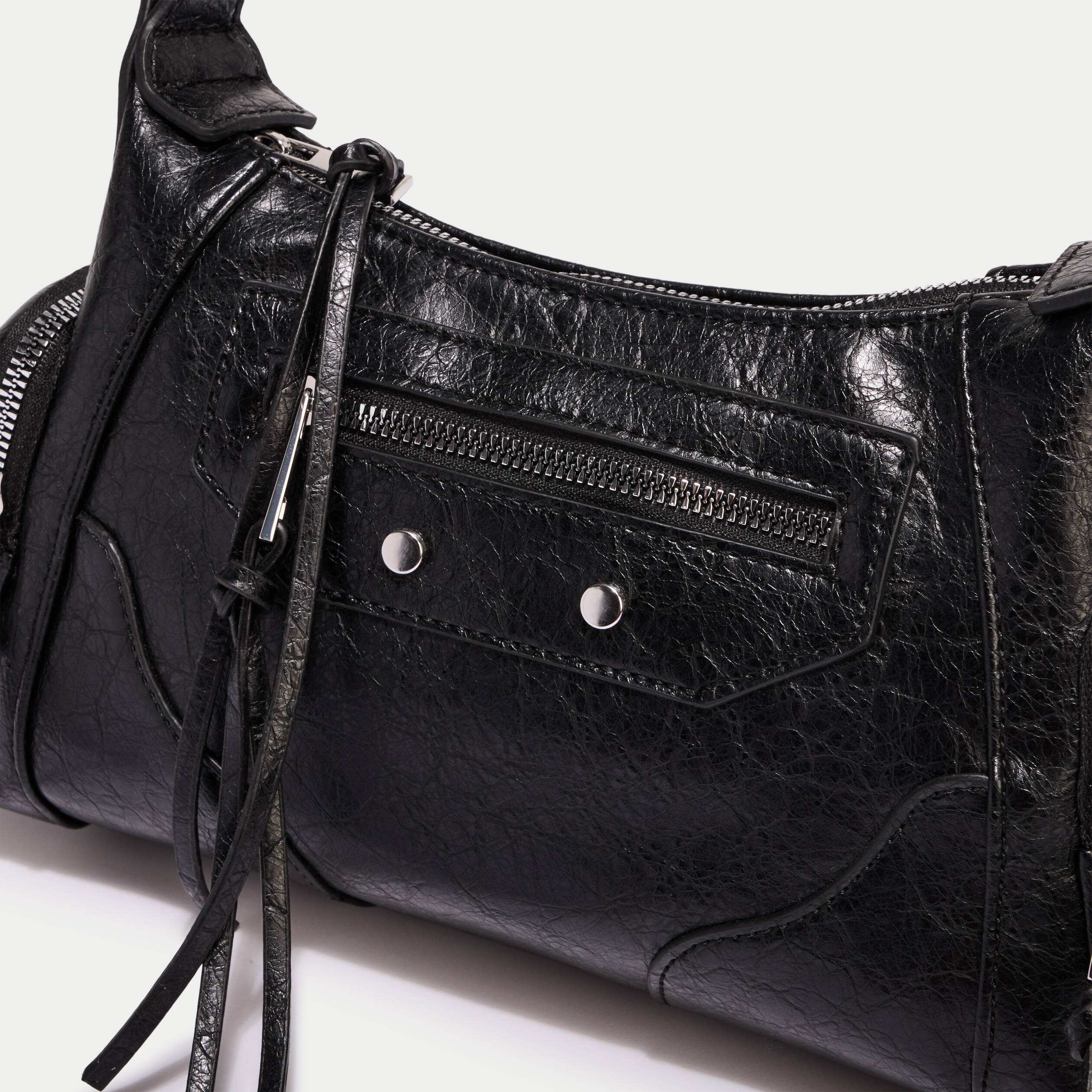 Sac port&eacute; &eacute;paule noir femme