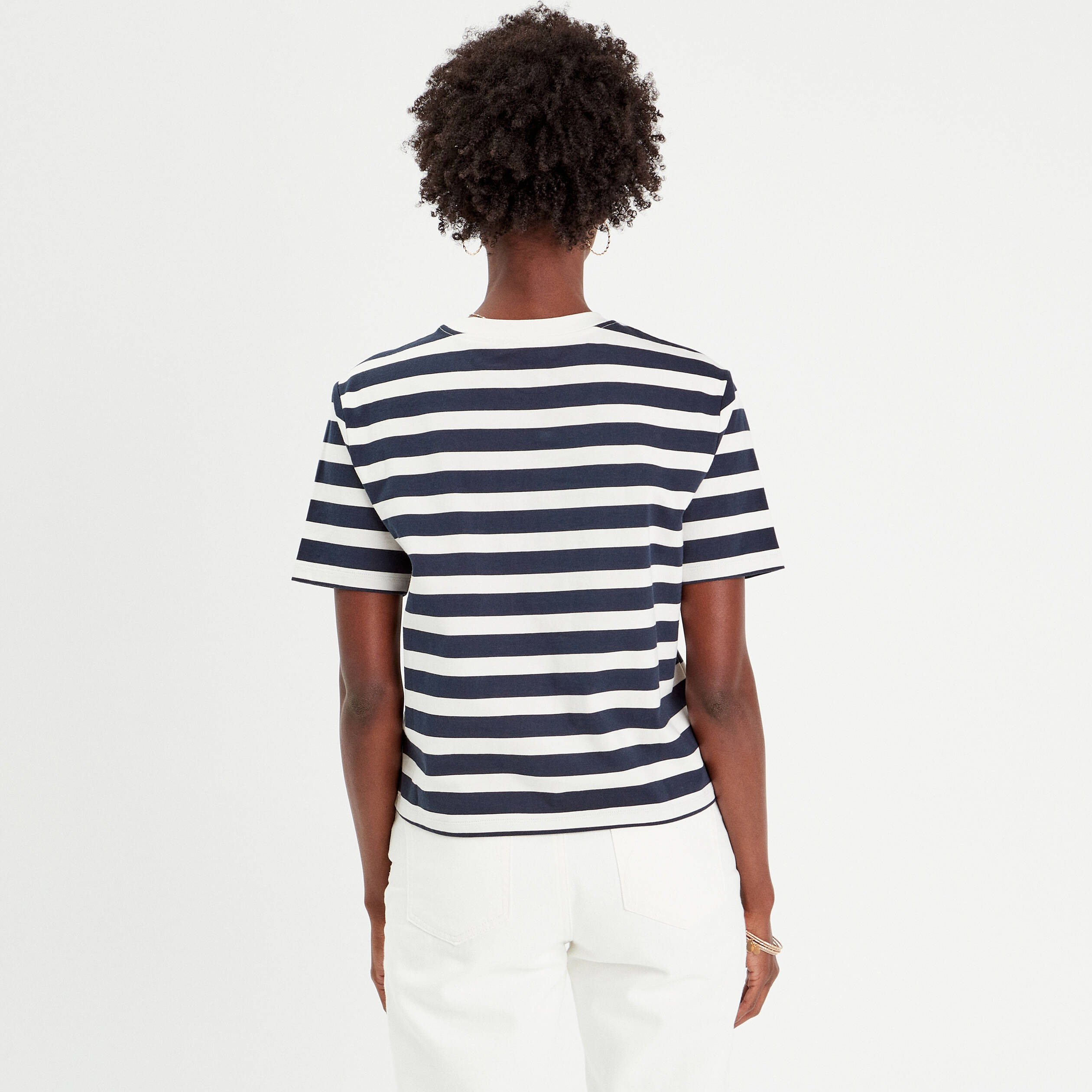 t shirt manches courtes bijoux blanc femme T-shirt manches courtes bijoux blanc femme
