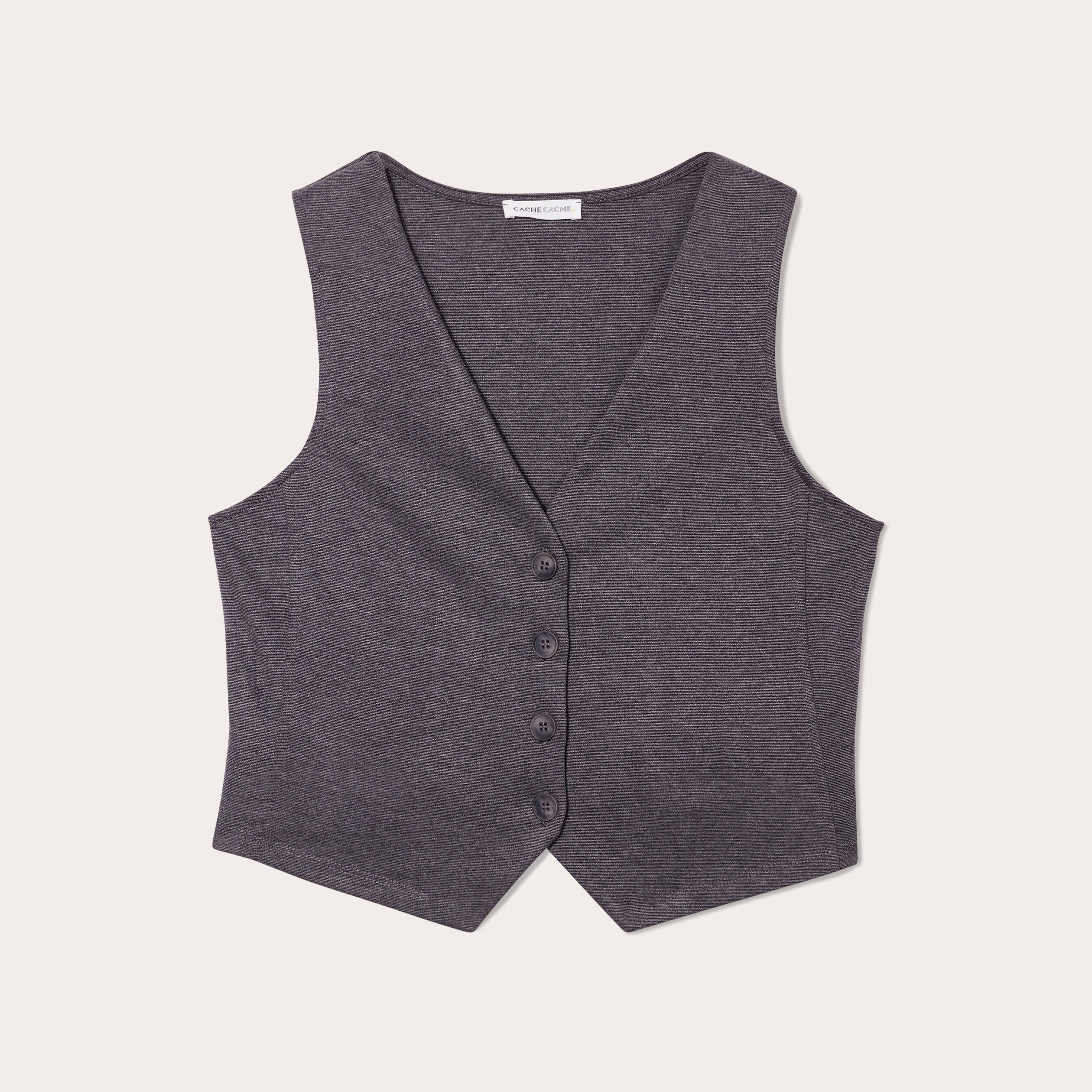 veston sans manches gris clair femme Veston sans manches gris clair femme