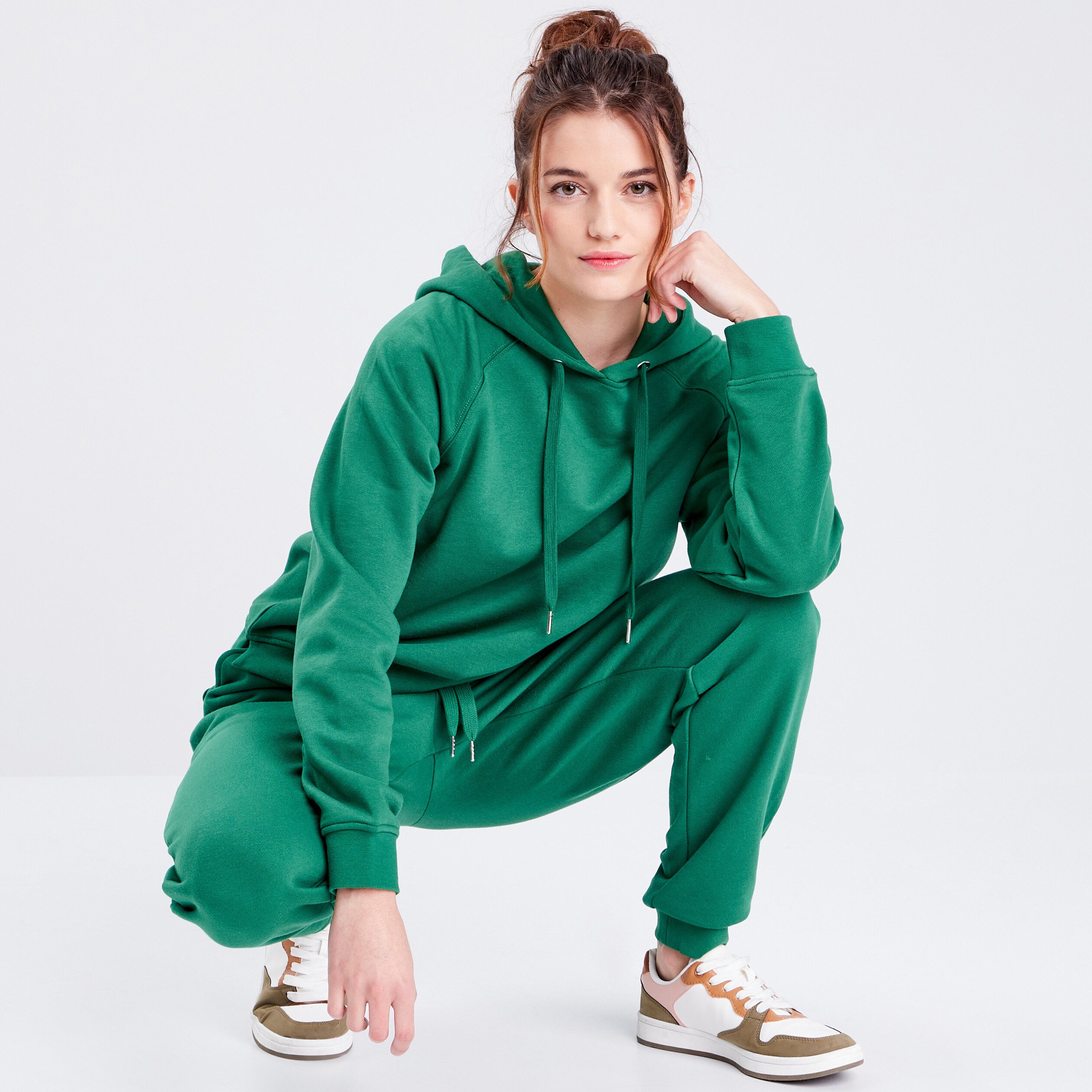 sweat a capuche vert femme Sweat à capuche vert femme