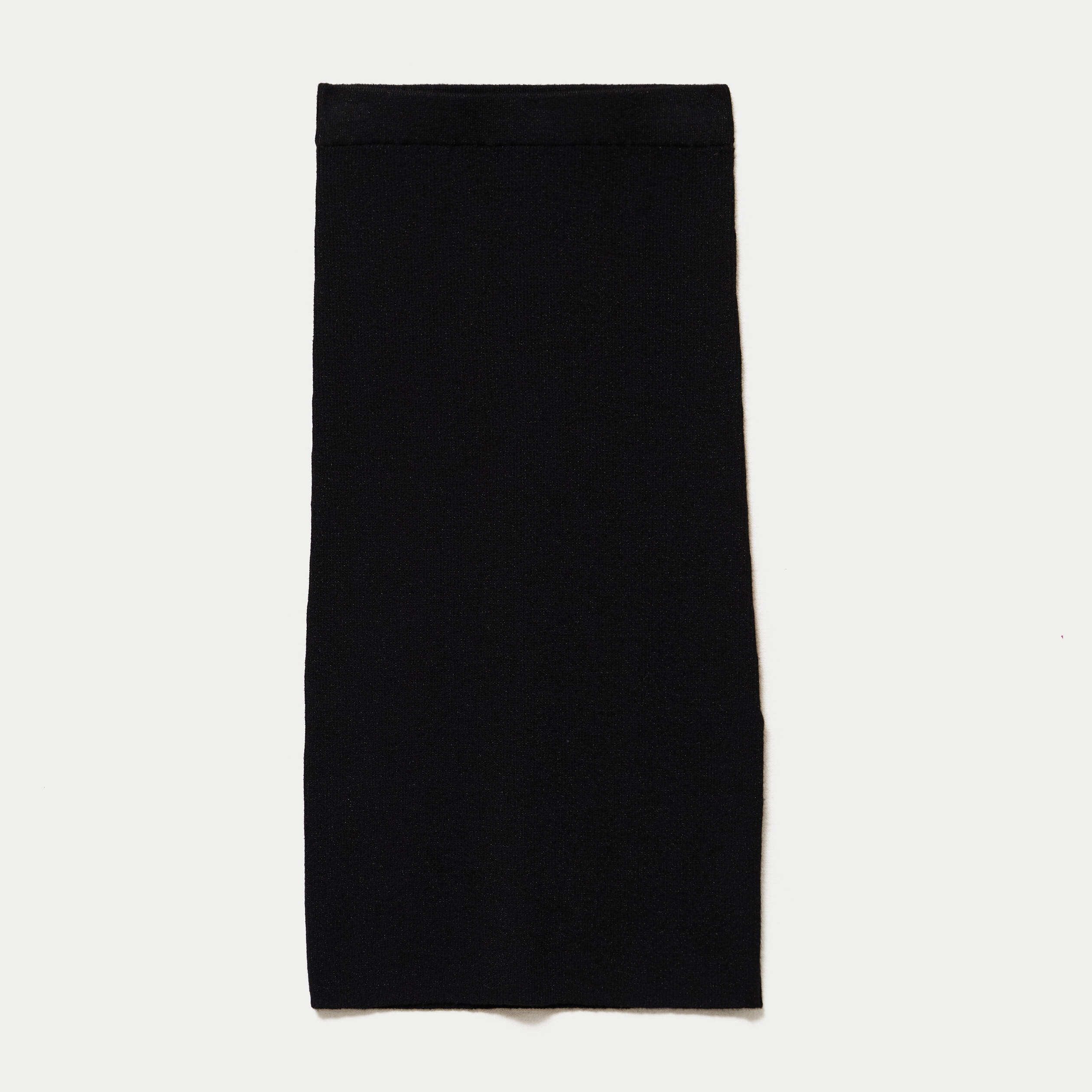Jupe ajust&eacute;e longueur 3/4 noir femme