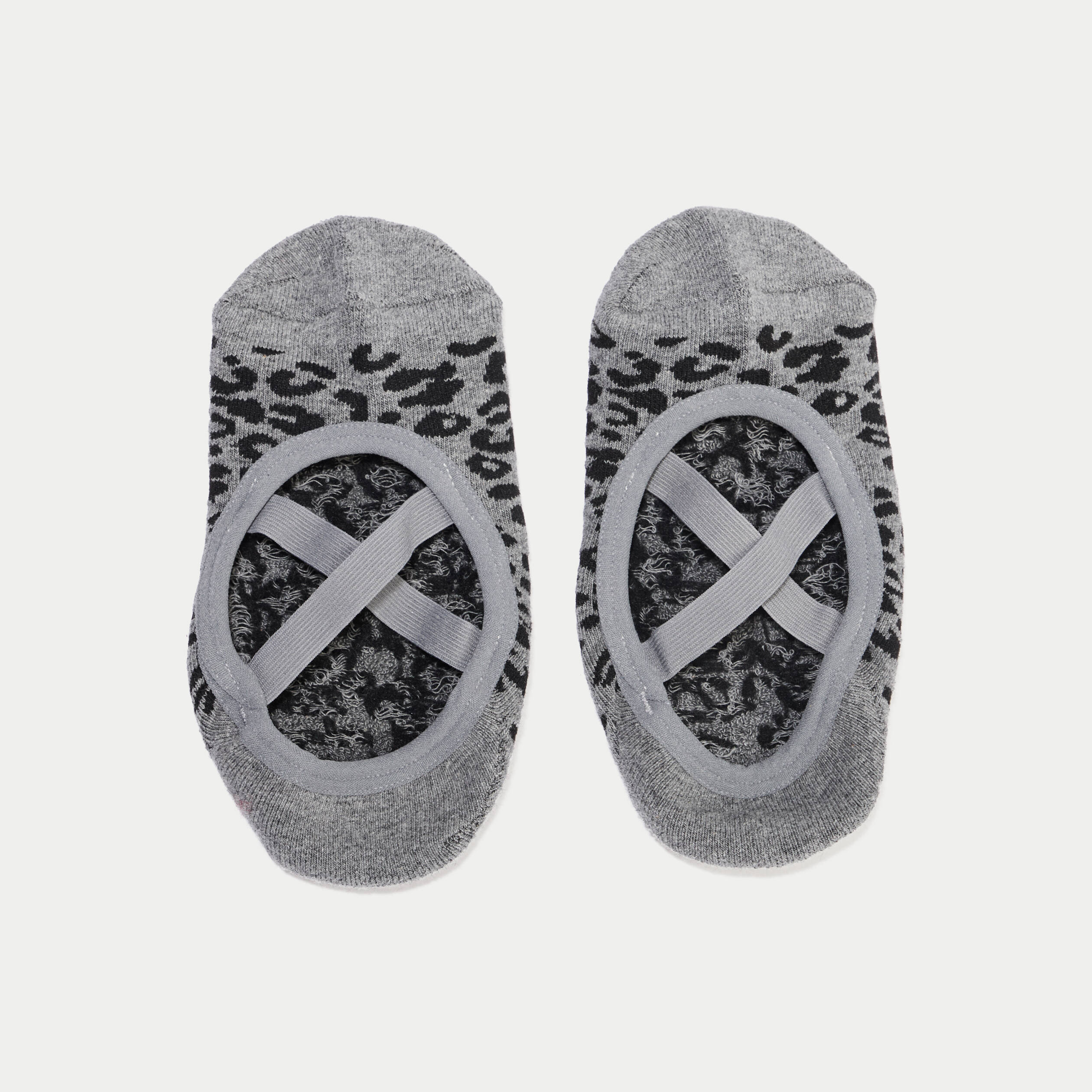 Chaussettes gris fonc&eacute; femme