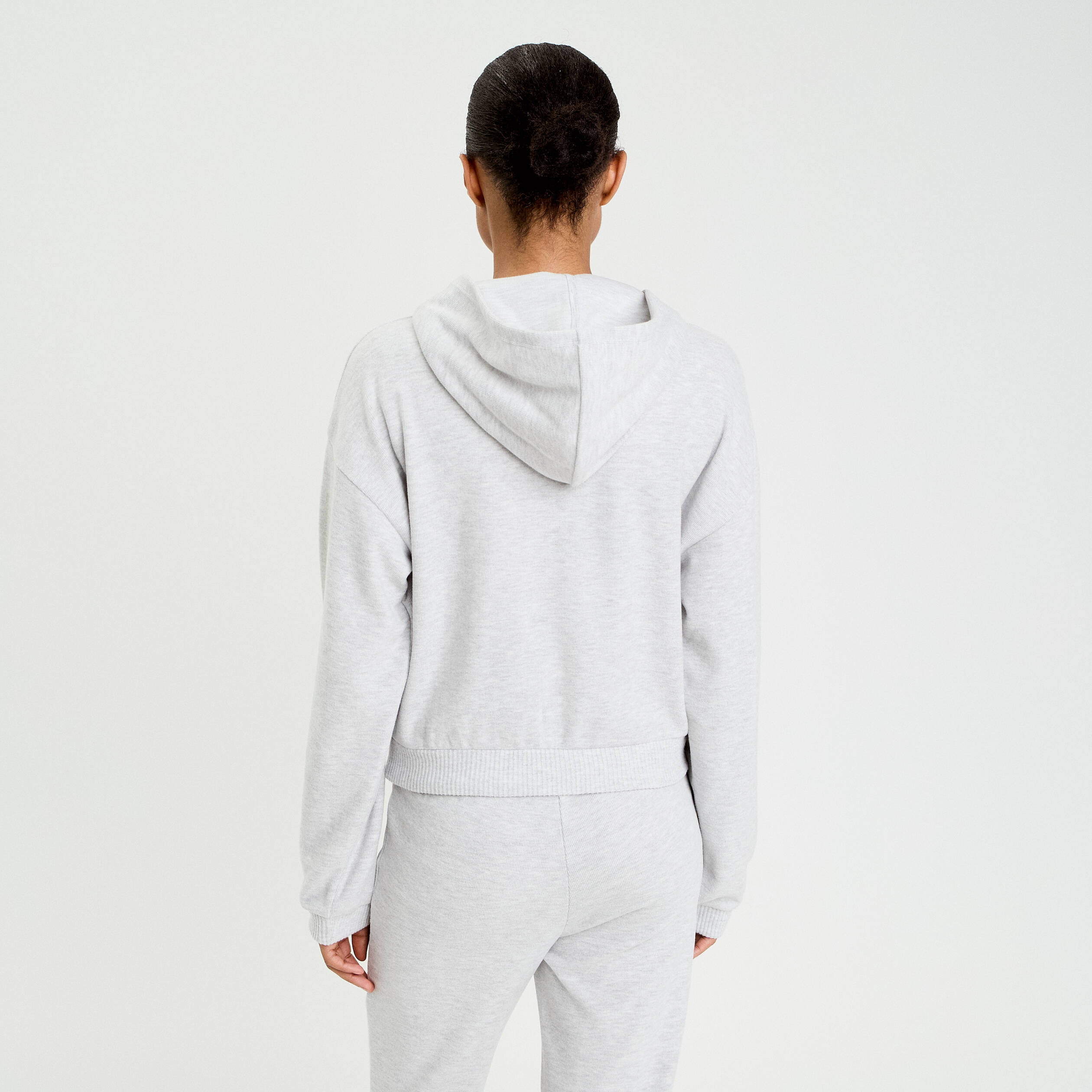 Sweat-shirt à capuche pour femme gris Bolf W03B GRIS