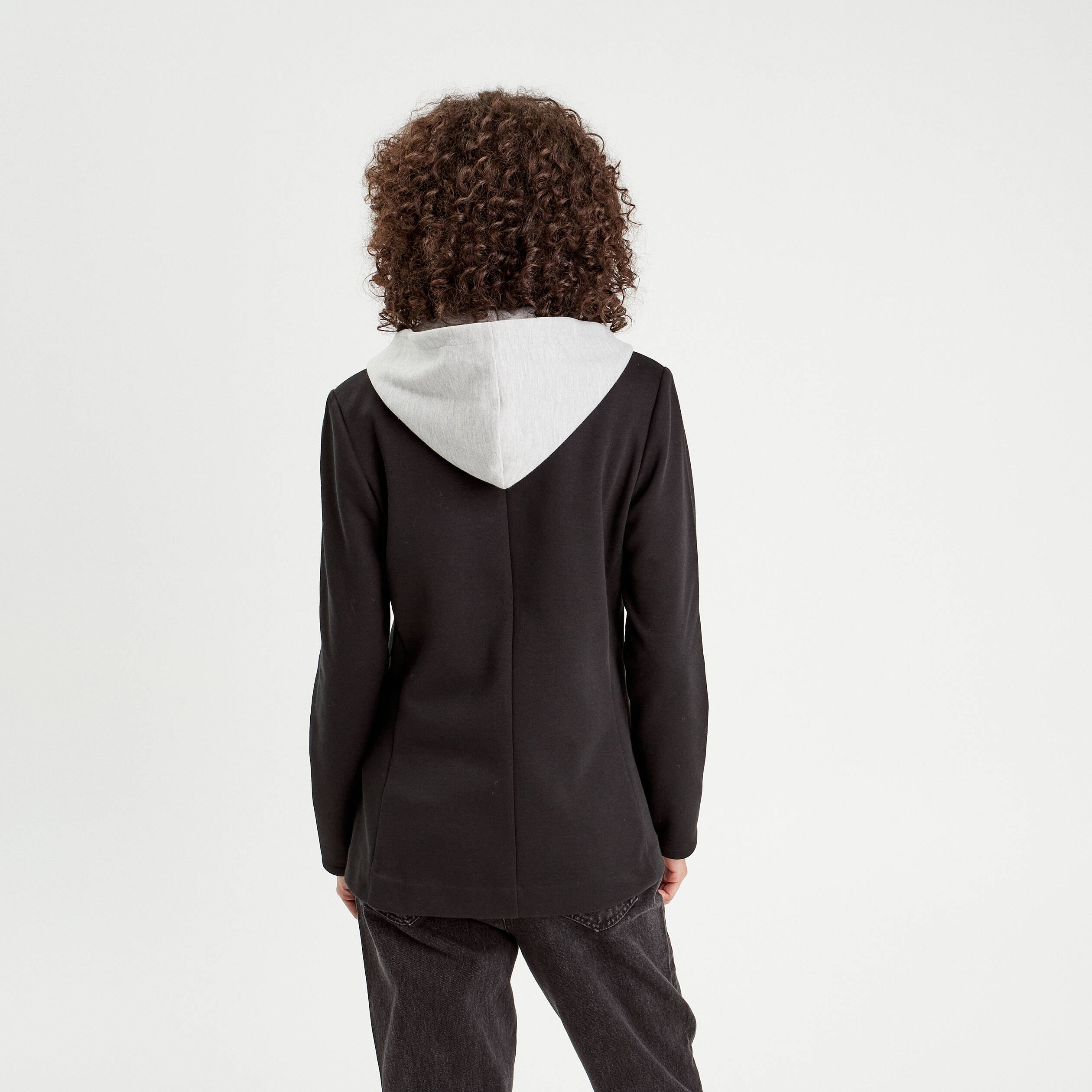 veste blazer 2 en 1 gilet noir femme Veste blazer 2-en-1 gilet noir femme