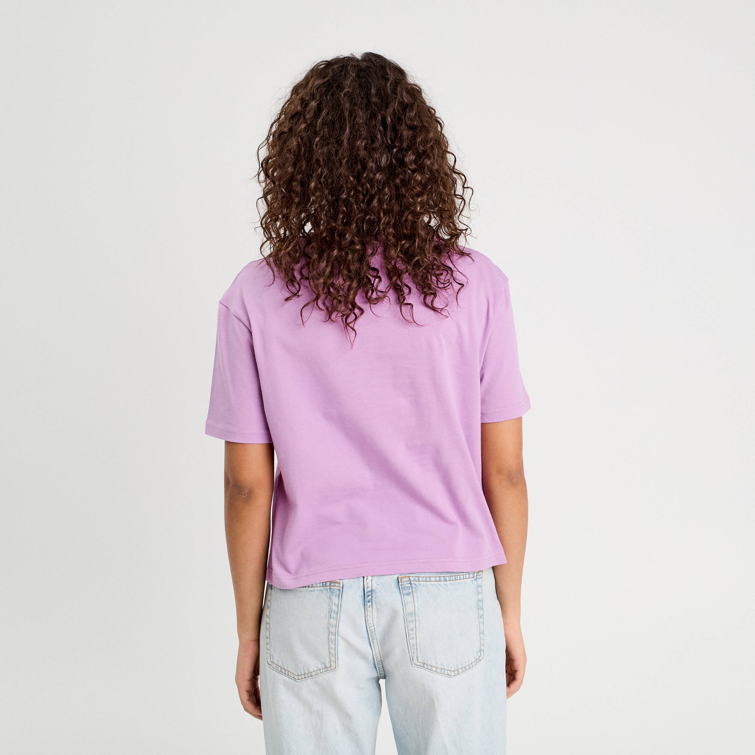 T-shirt manches courtes violet femme