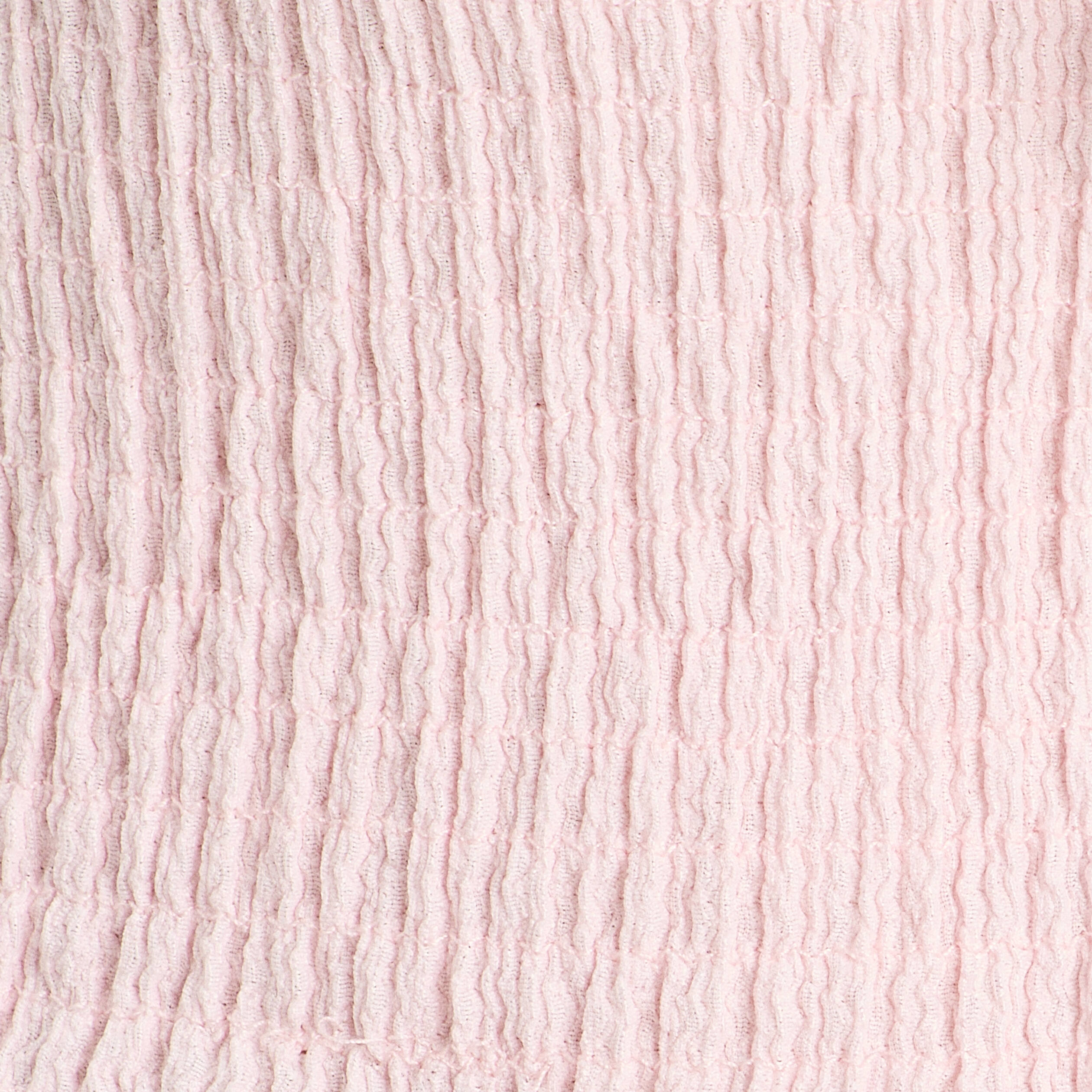 D&eacute;bardeur smock&eacute; rose clair femme