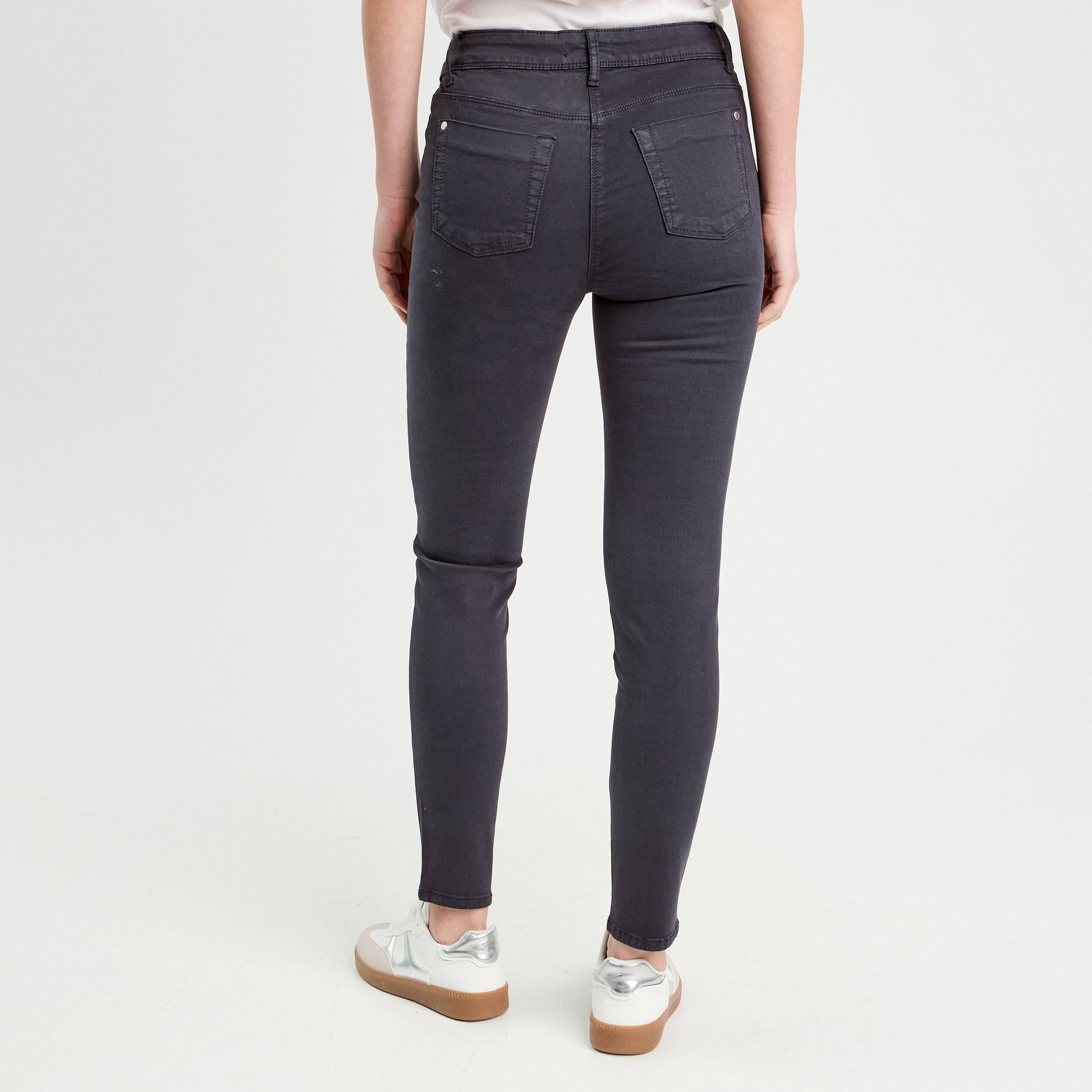 Jean slim bleu femme hotsell