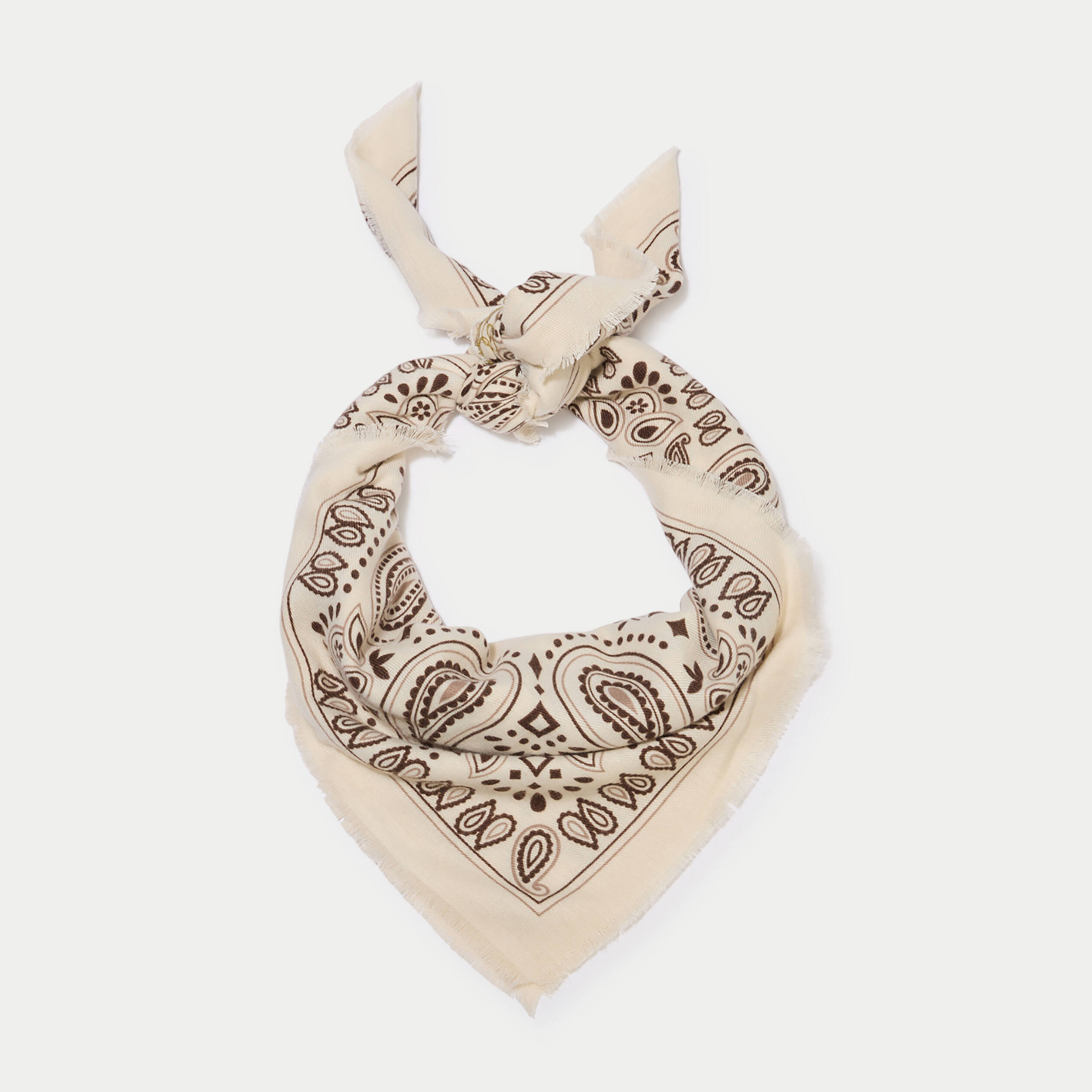 Foulard ecru femme