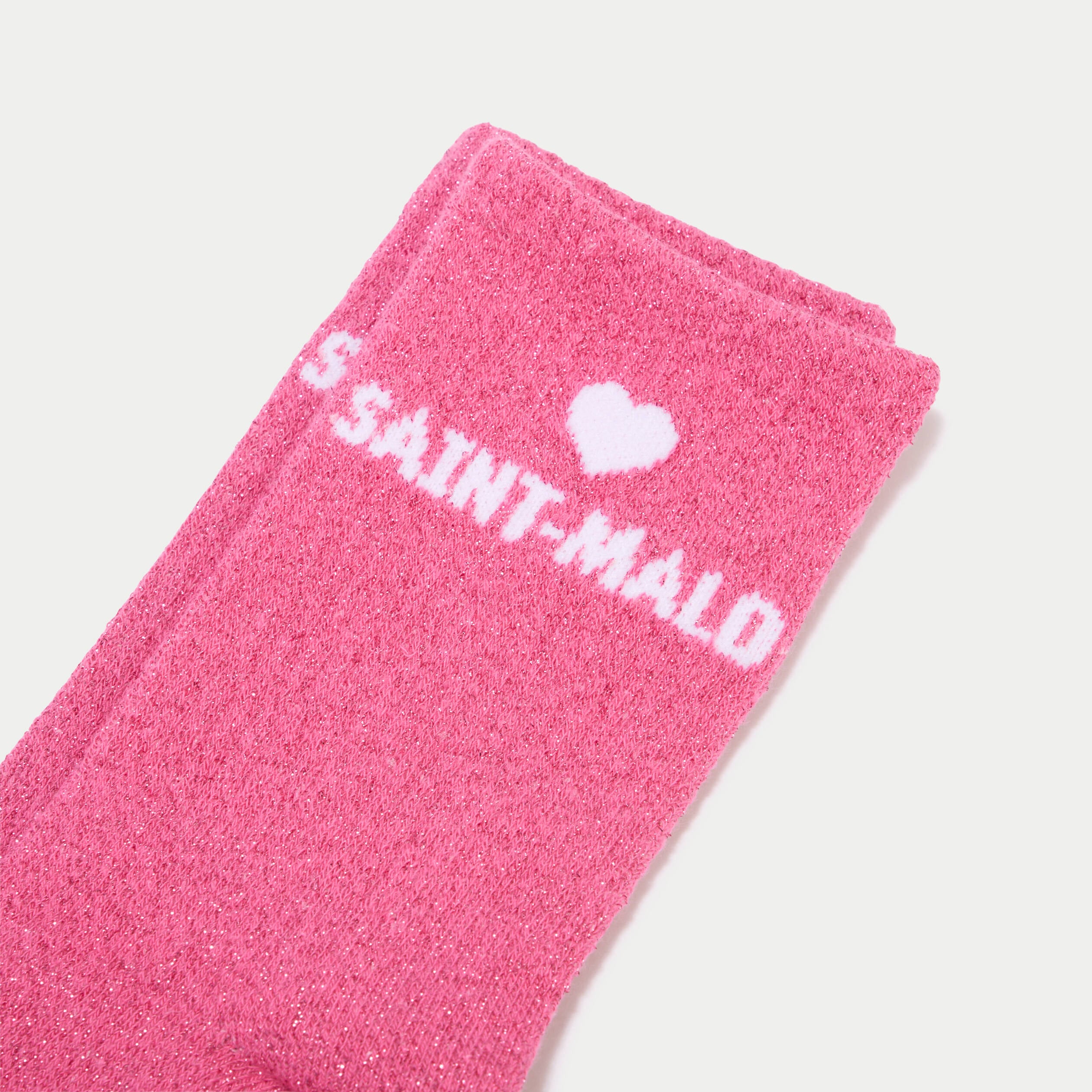 Lot 2 paires de chaussettes rose fushia femme