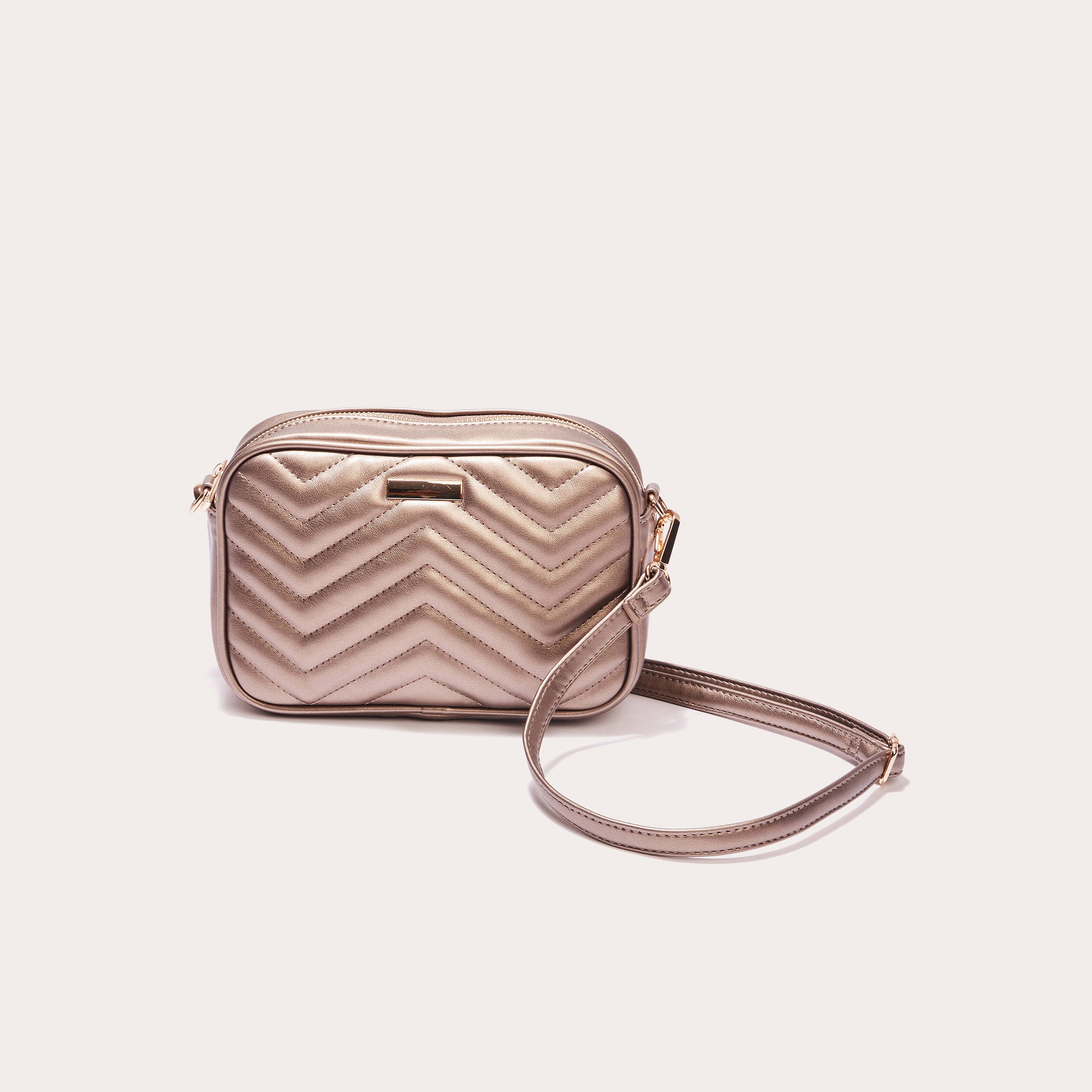 Sac matelasse irise couleur or femme Vibs