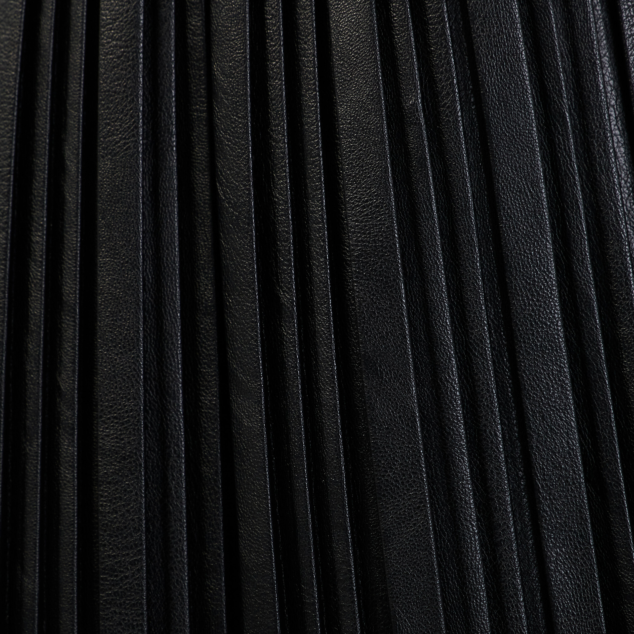 Jupe &eacute;vas&eacute;e pliss&eacute;e noir femme