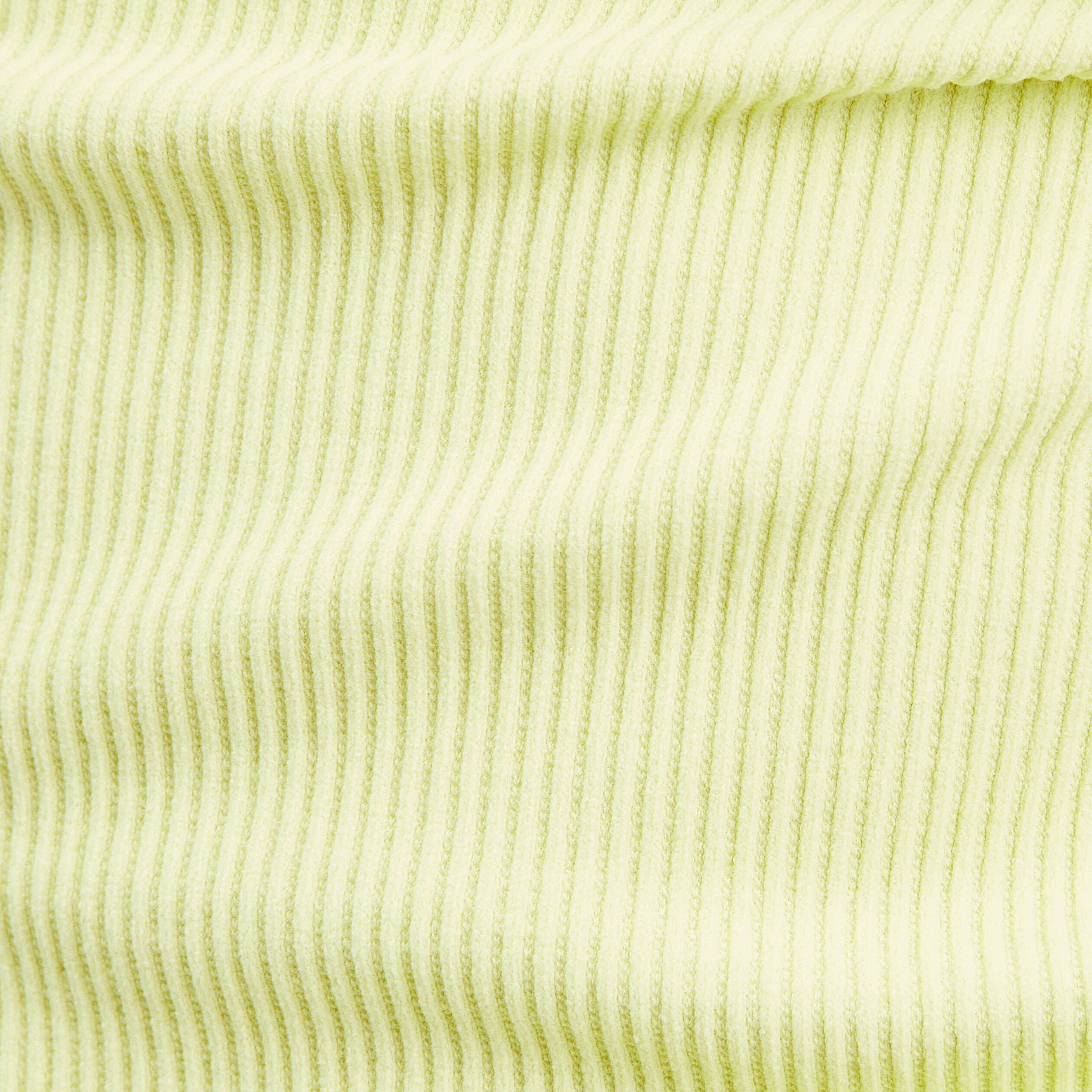 D&eacute;bardeur court col montant jaune fluo femme
