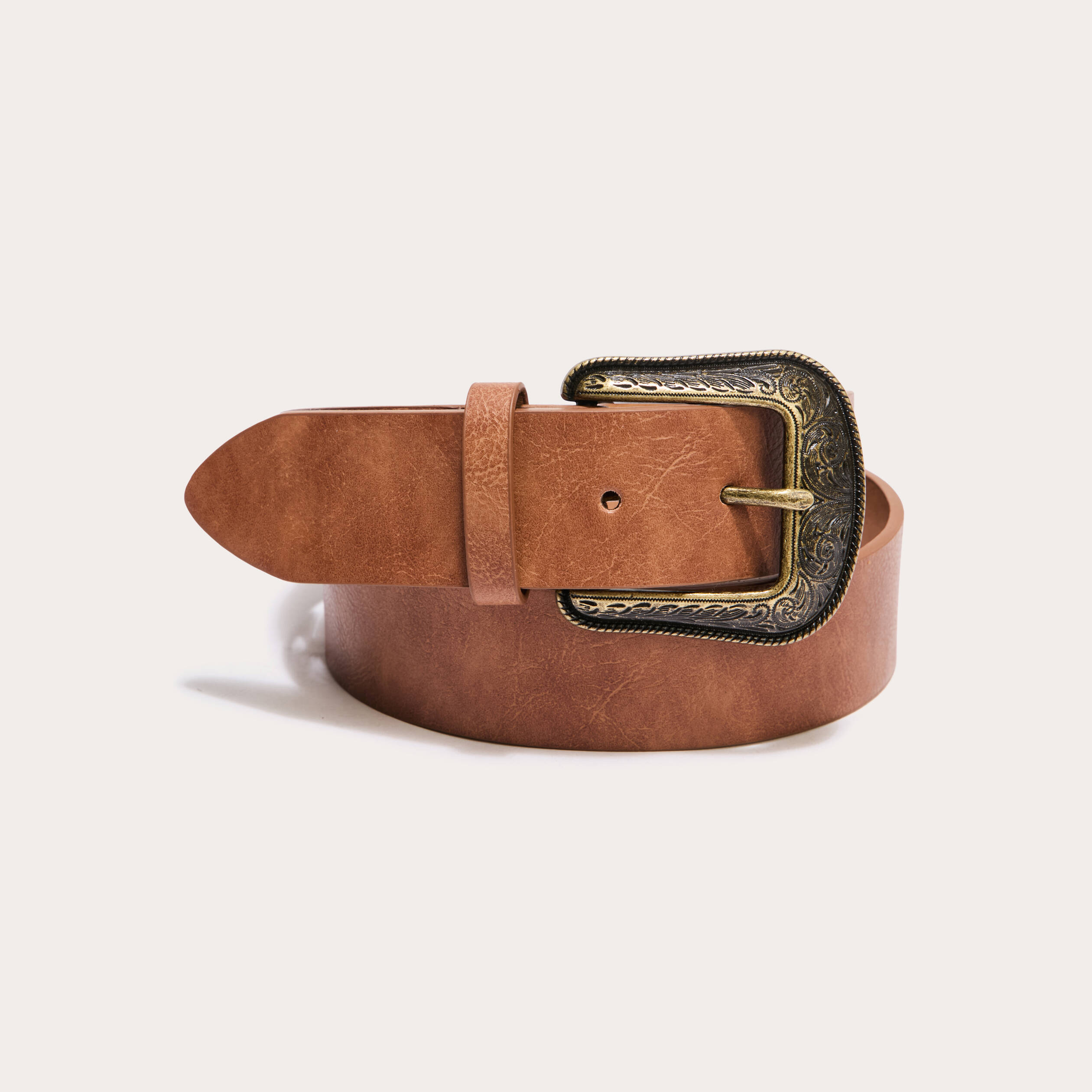ceinture large boucle western camel femme Ceinture large boucle western camel femme