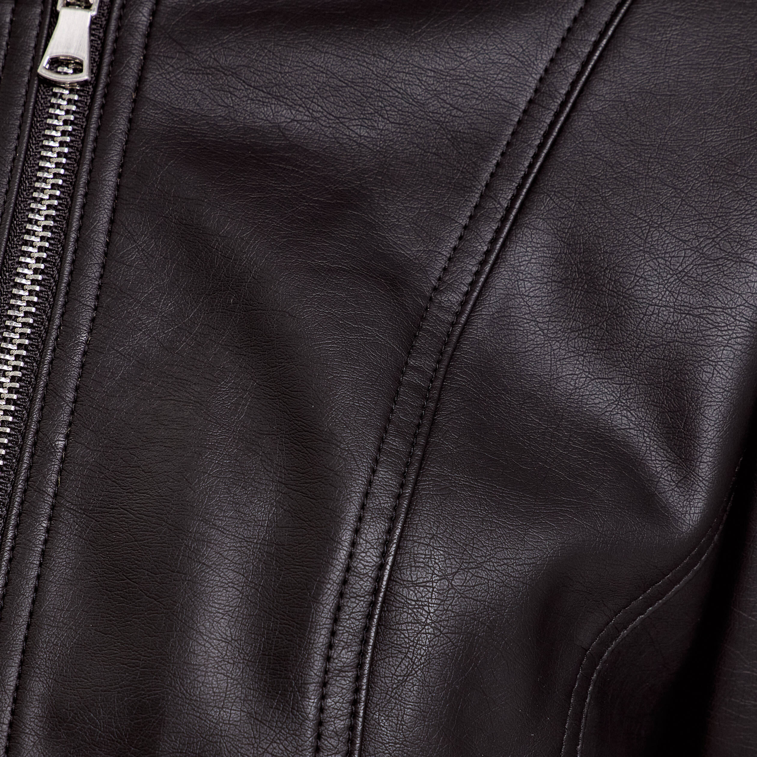 Veste droite zipp&eacute;e noir femme