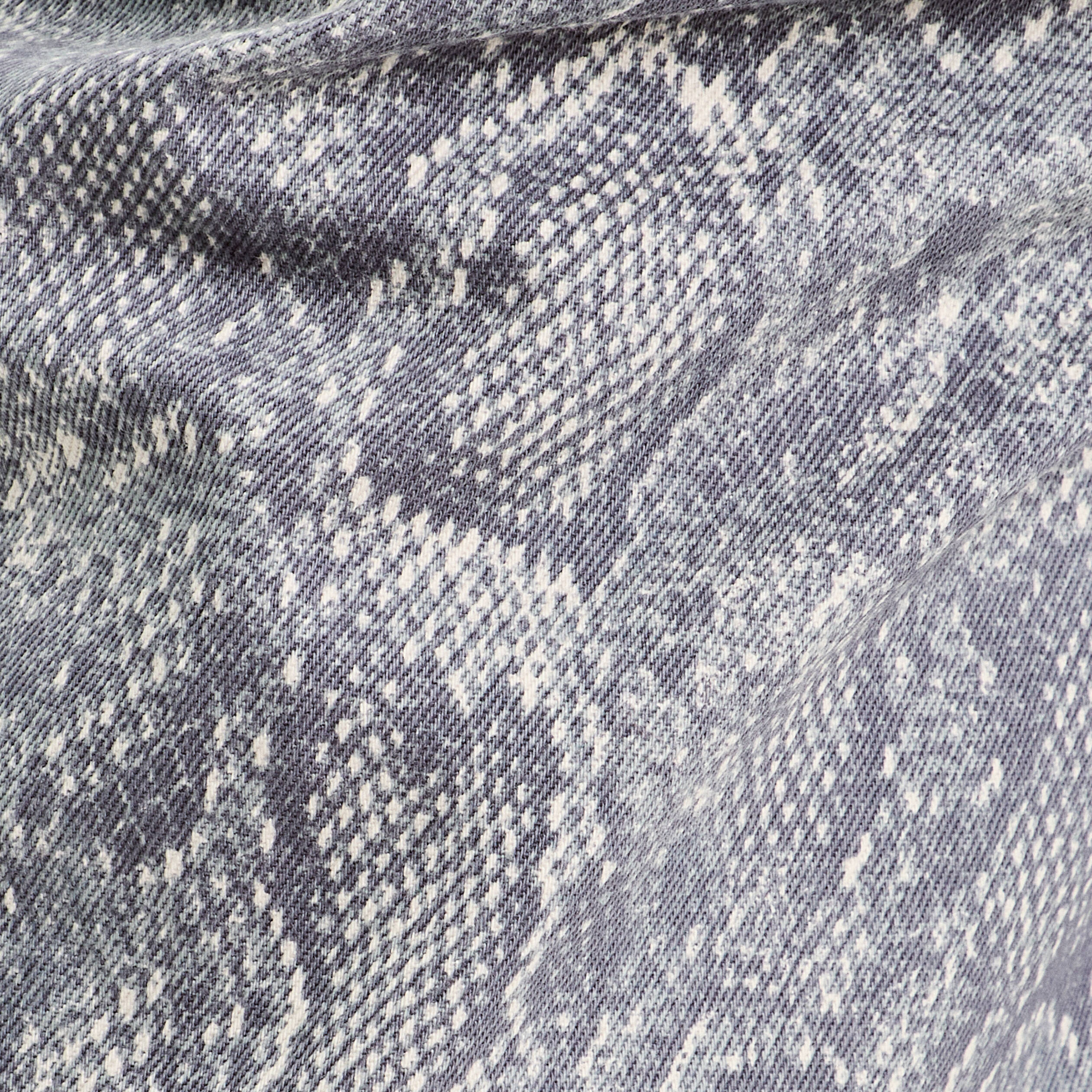 Pantalon ballon large bleu gris femme