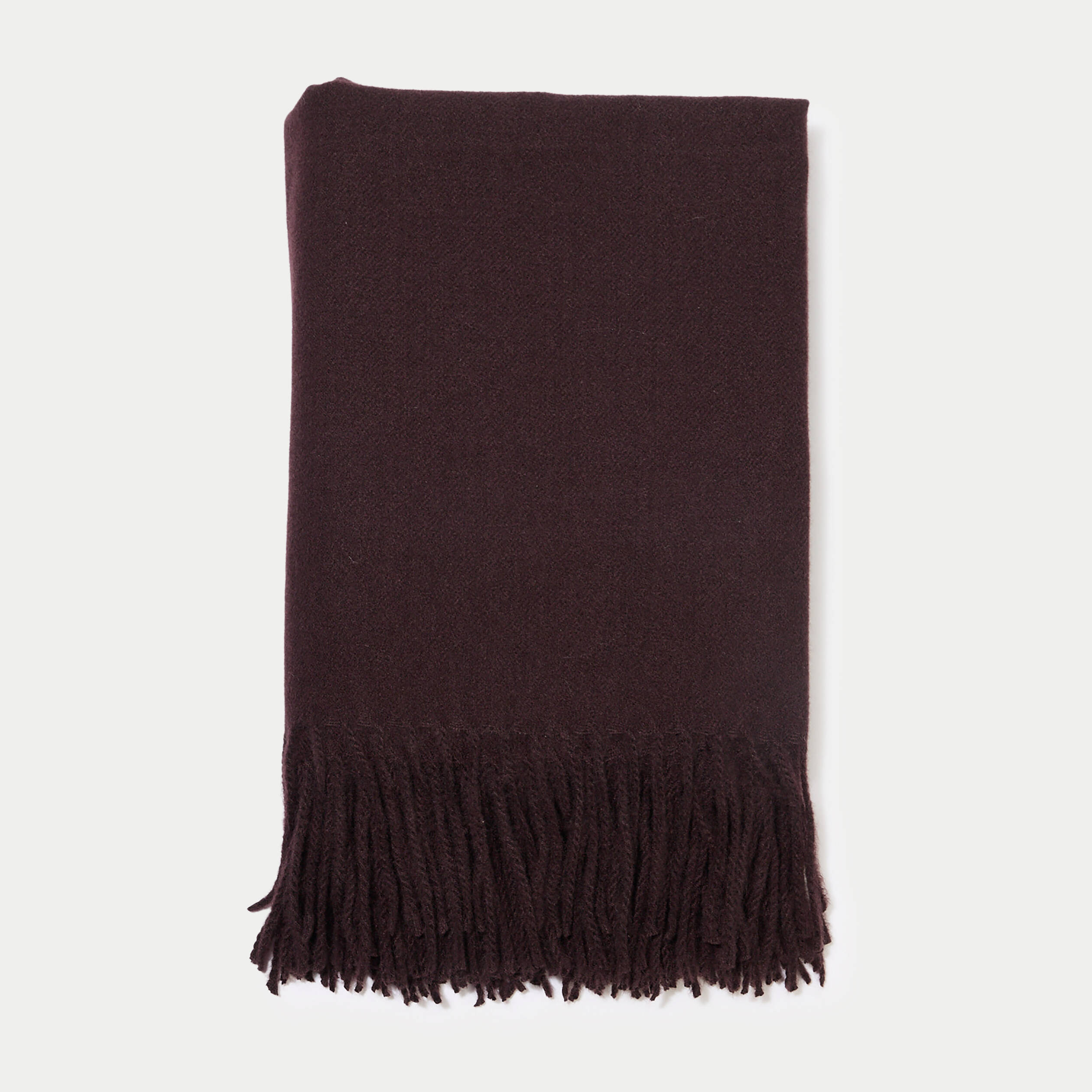 &Eacute;charpe chin&eacute;e marron fonc&eacute; femme