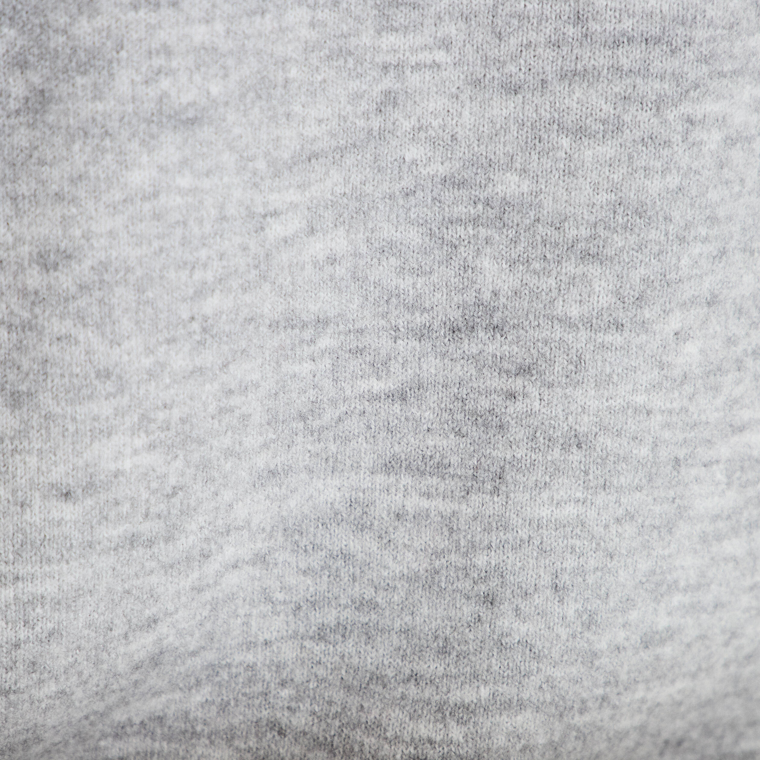 Pull ample manches courtes gris clair femme