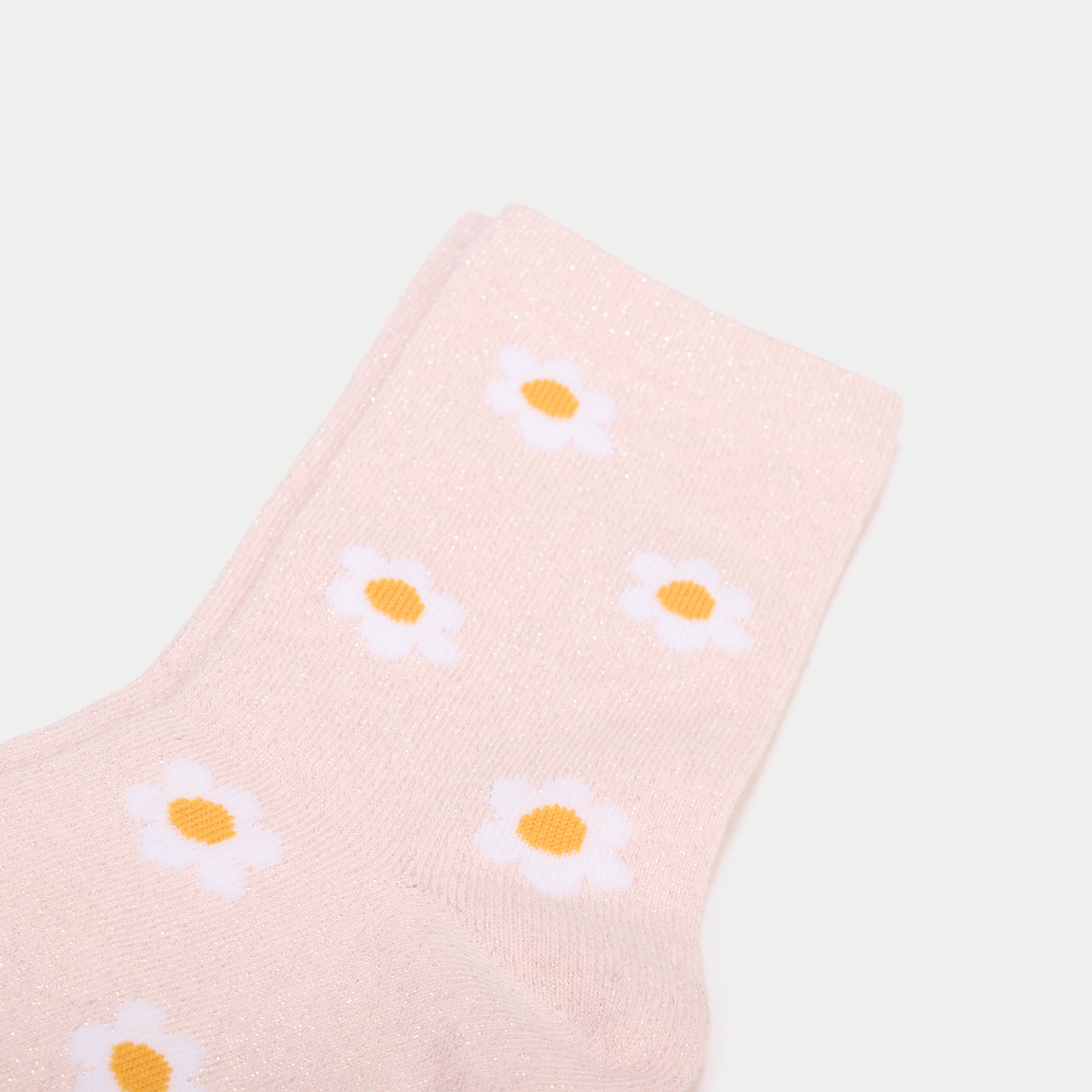 Chaussettes rose clair femme