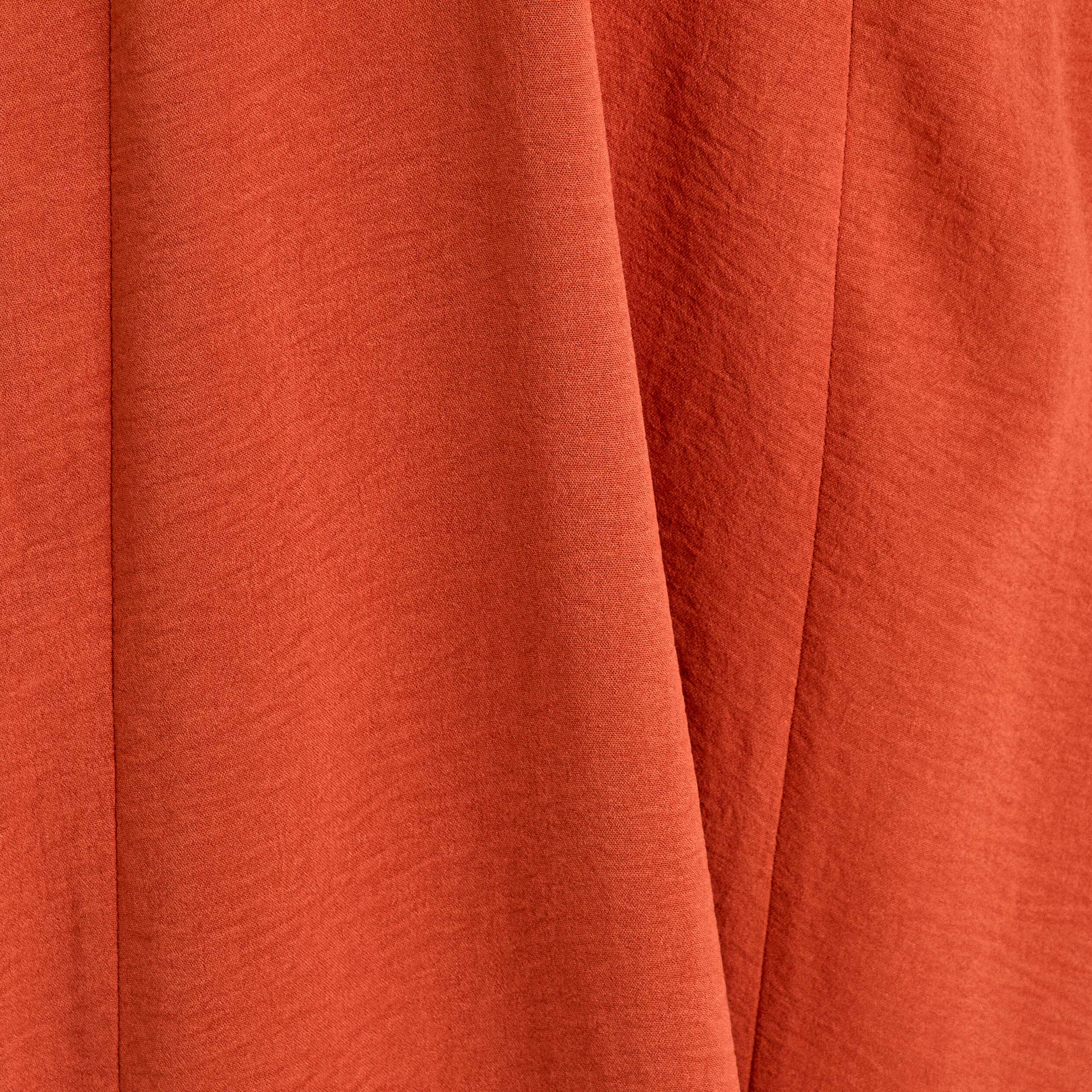Robe longue &eacute;vas&eacute;e fendue orange fonc&eacute; femme