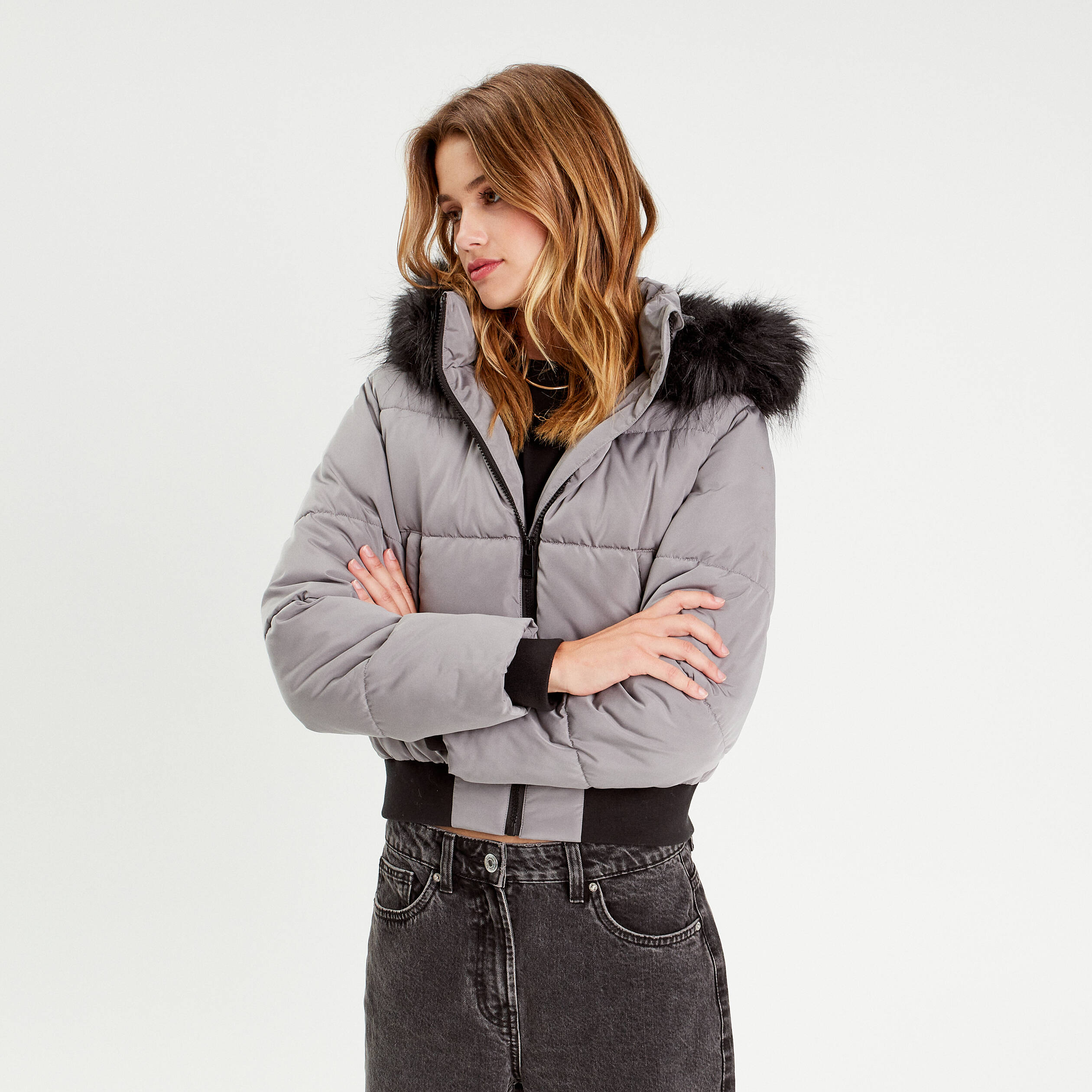 Vêtement Doudoune Femme Courte Fourrure Doudoune Superdry Doudoune