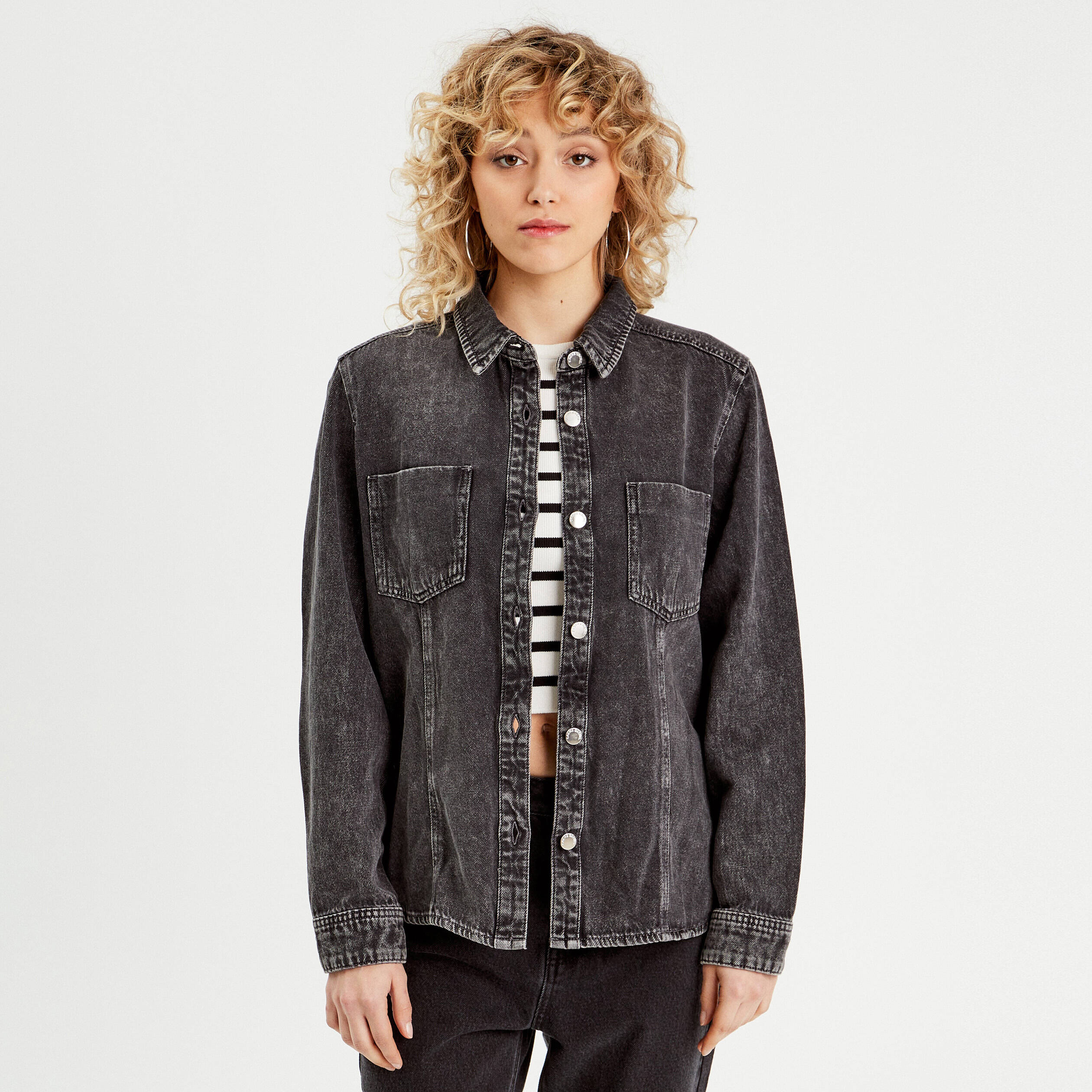 Chemise en jeans pas cher femme shop