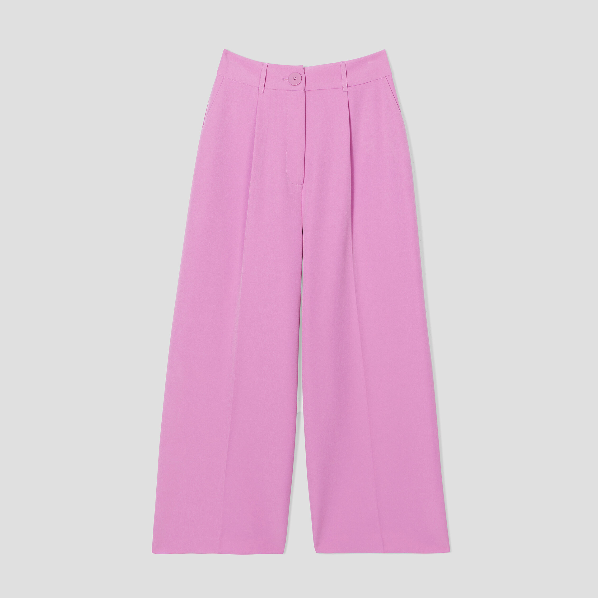pantalon city large violet femme Pantalon city large violet femme