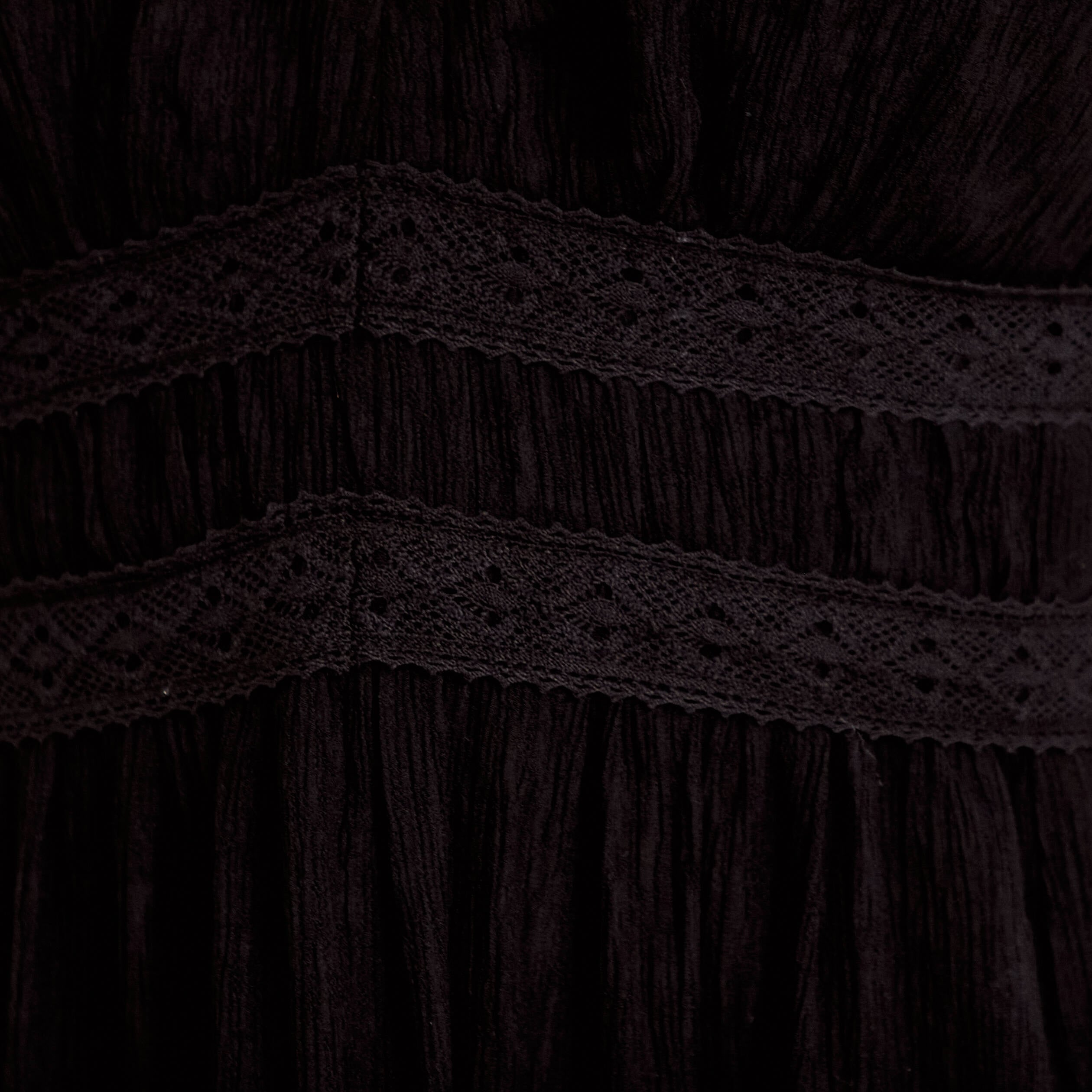 Robe longue &eacute;vas&eacute;e col v sans manches noir femme