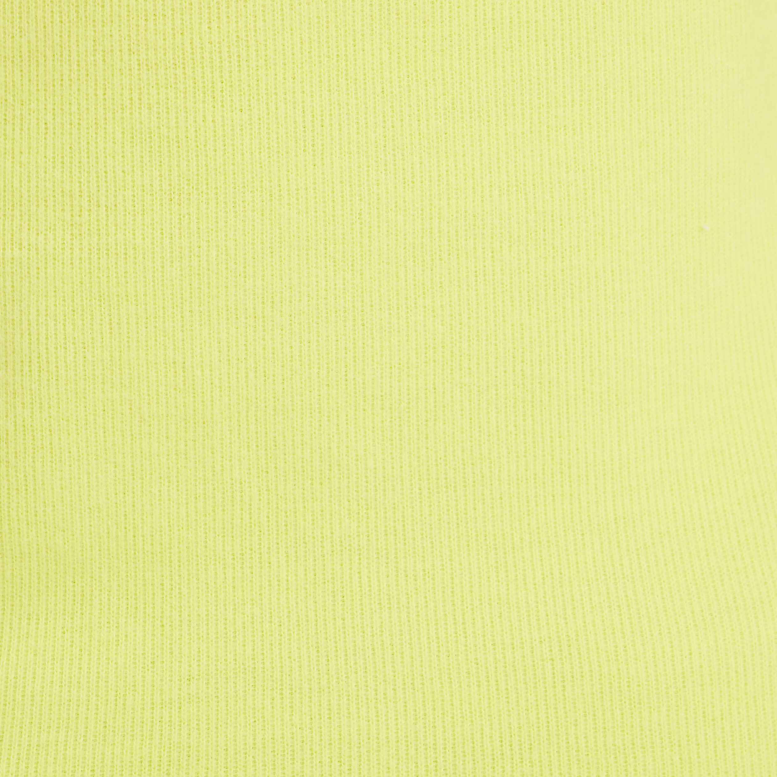 t shirt cotele col montant jaune citron femme T-shirt côtelé col montant jaune citron femme