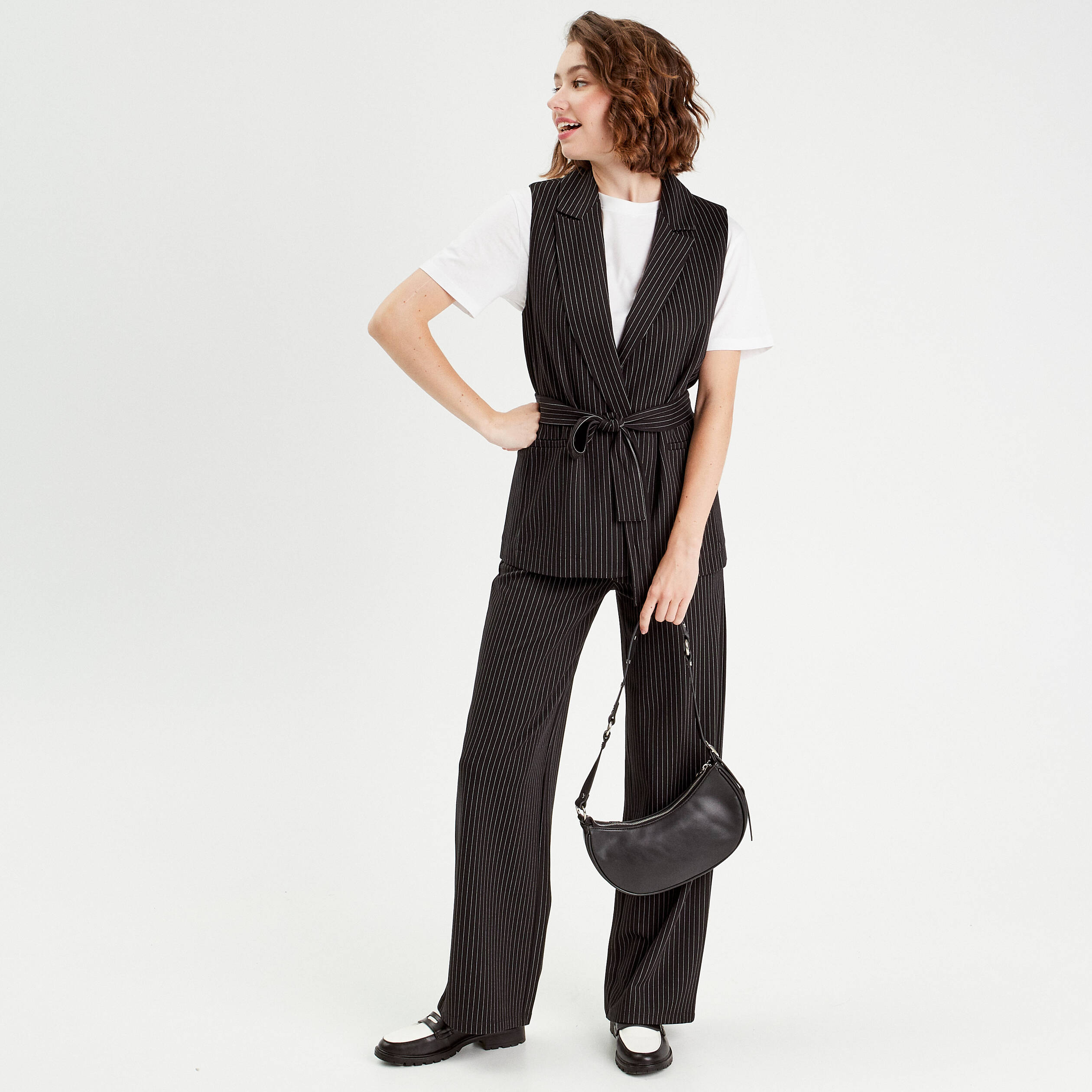 veste blazer sans manches noir femme Veste blazer sans manches noir femme