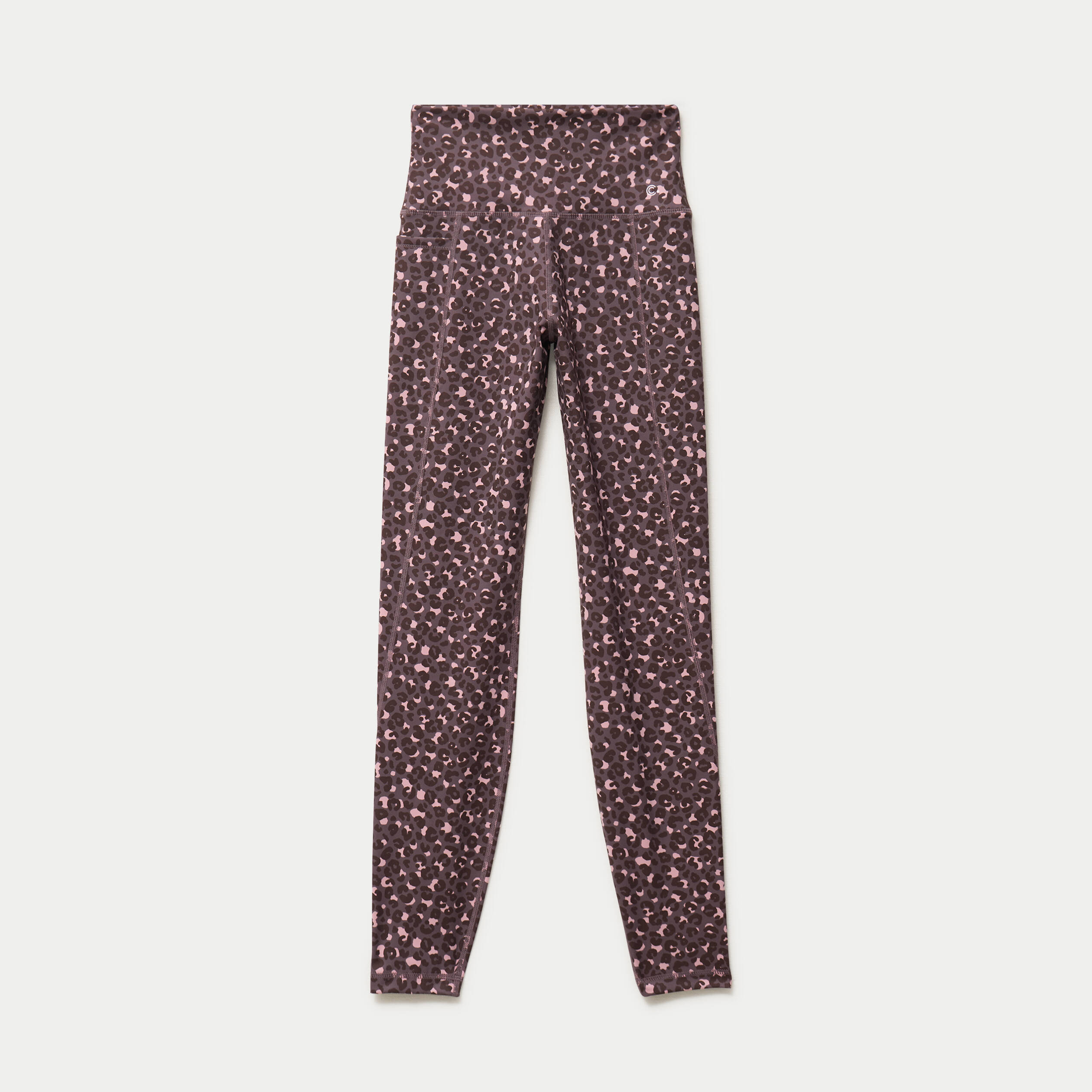Leggings taille haute violet femme