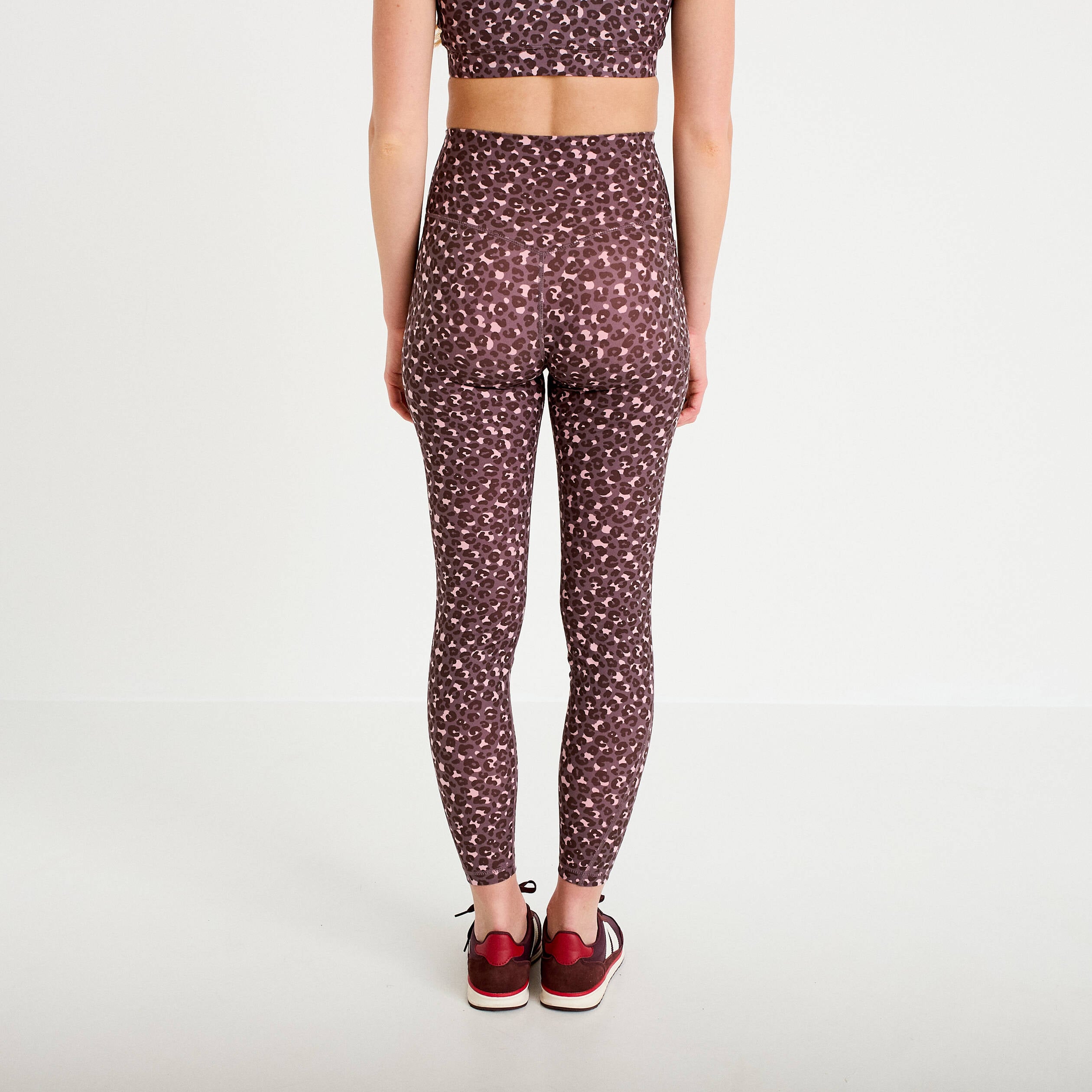 Legging taille haute activewear violet femme