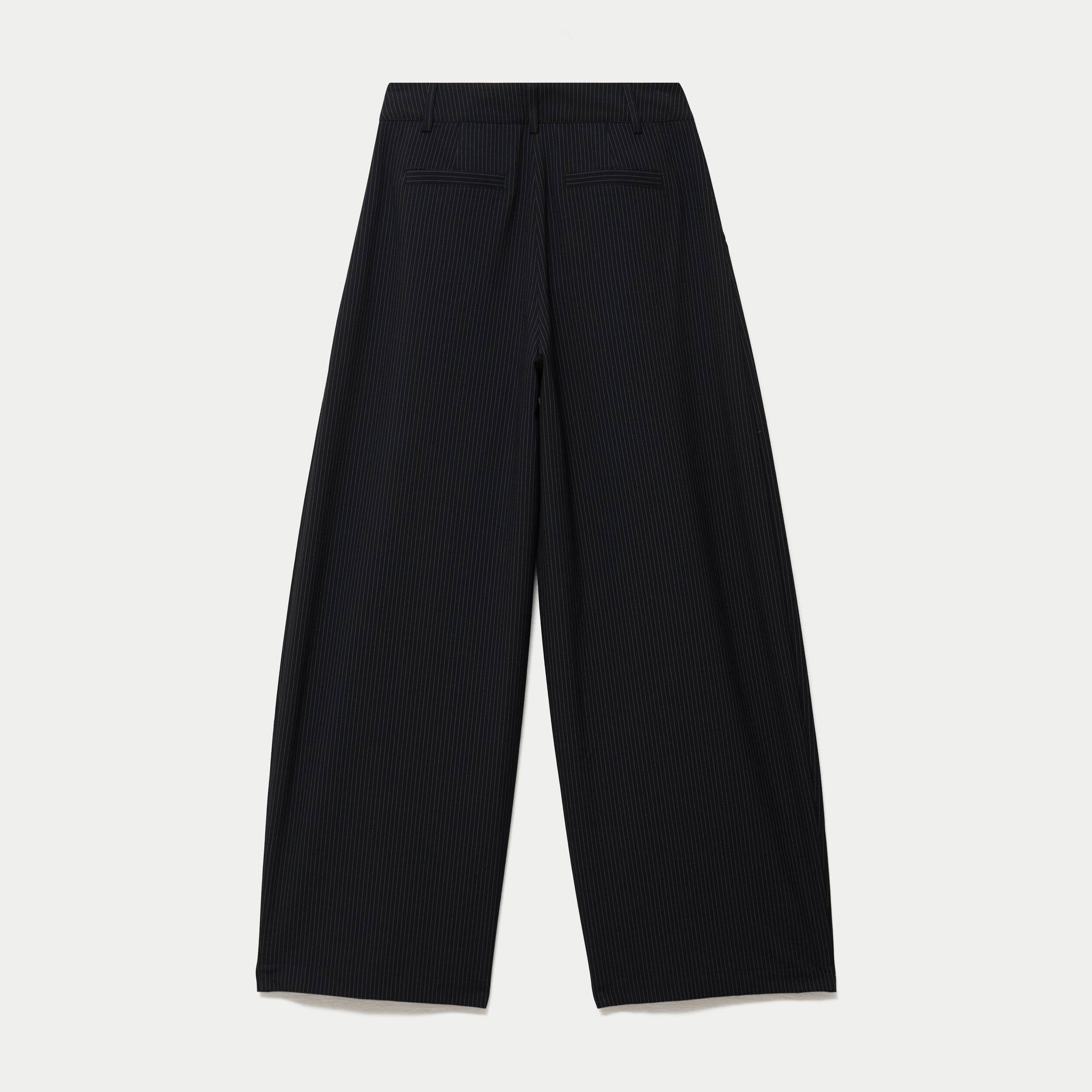 Pantalon barrel taille standard noir femme