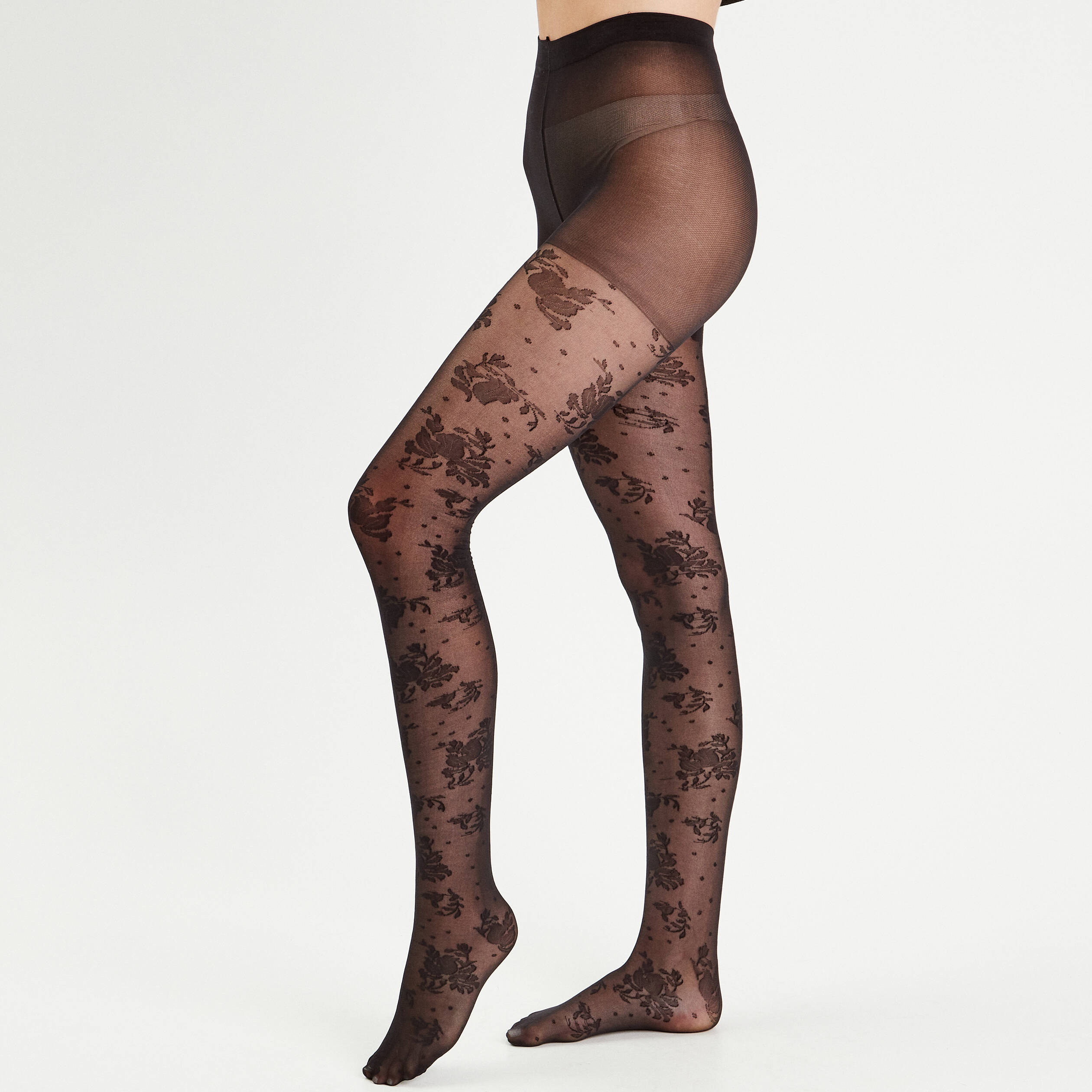 Collants fantaisie noir femme Vibs
