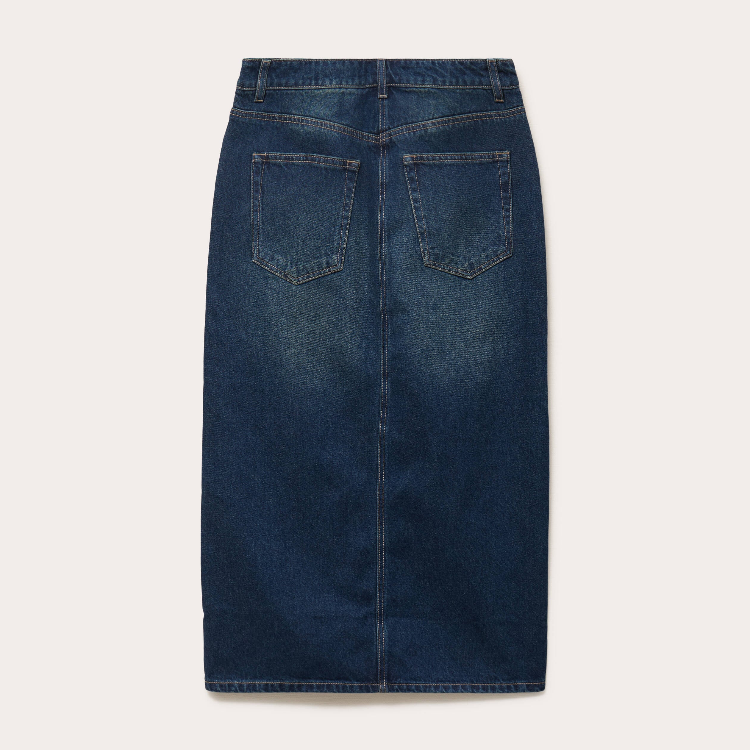 Jupe crayon taille standard bleu fonc&eacute; femme