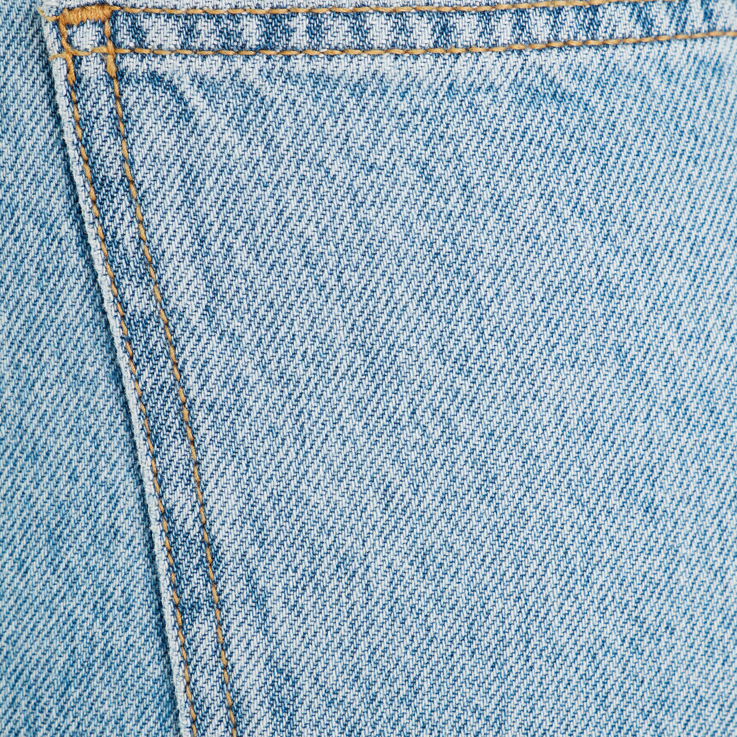 jeans droit taille haute denim double stone femme Jeans droit taille haute denim double stone femme