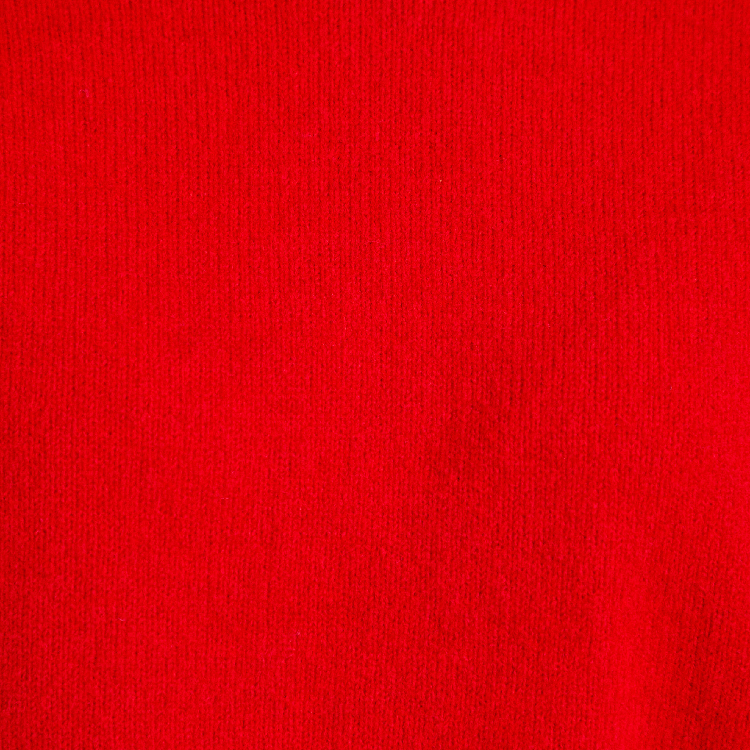 Pull col rond rouge femme