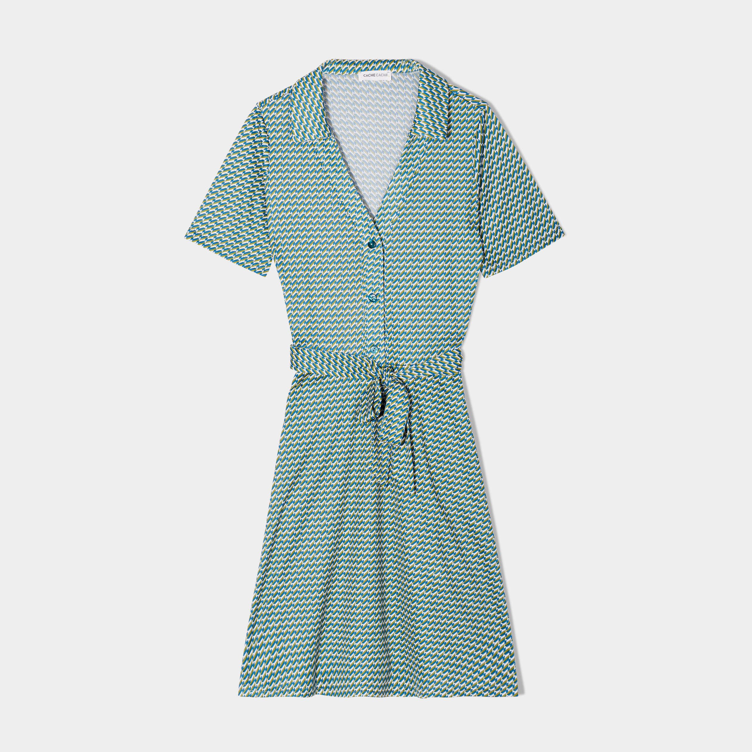 robe evasee ceinturee blanc femme Robe évasée ceinturée blanc femme