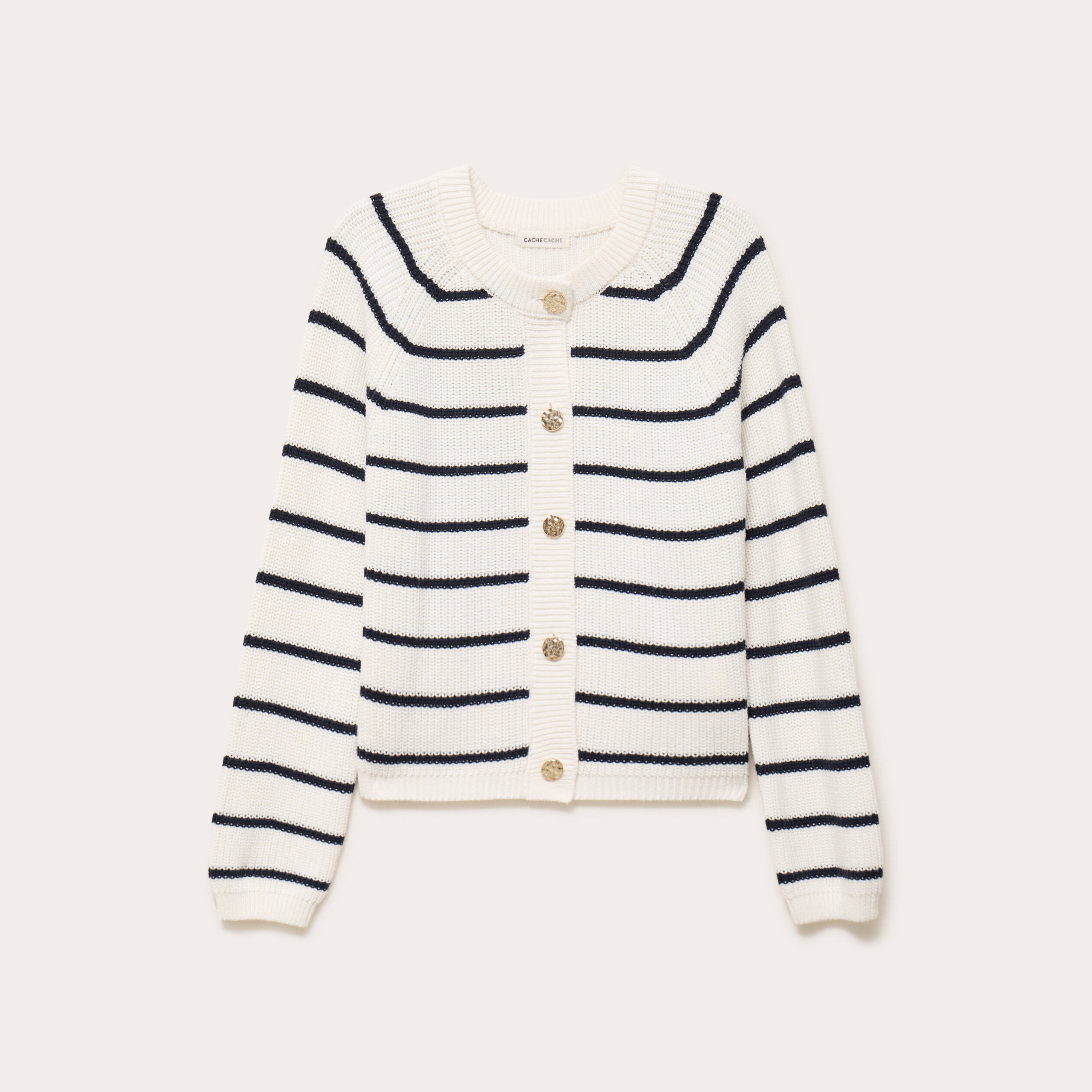 Gilet manches longues blanc femme