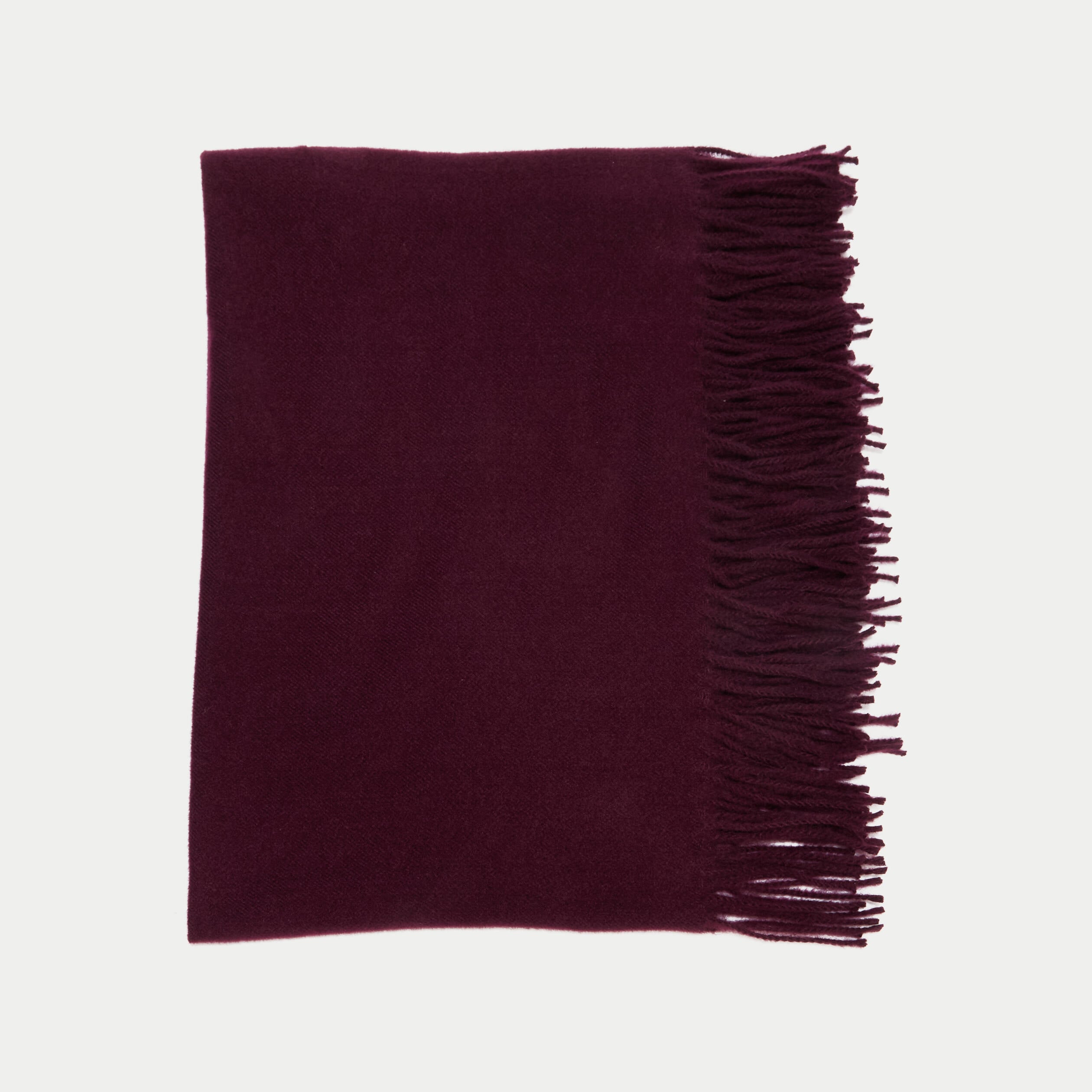 &Eacute;charpe chin&eacute;e bordeaux femme