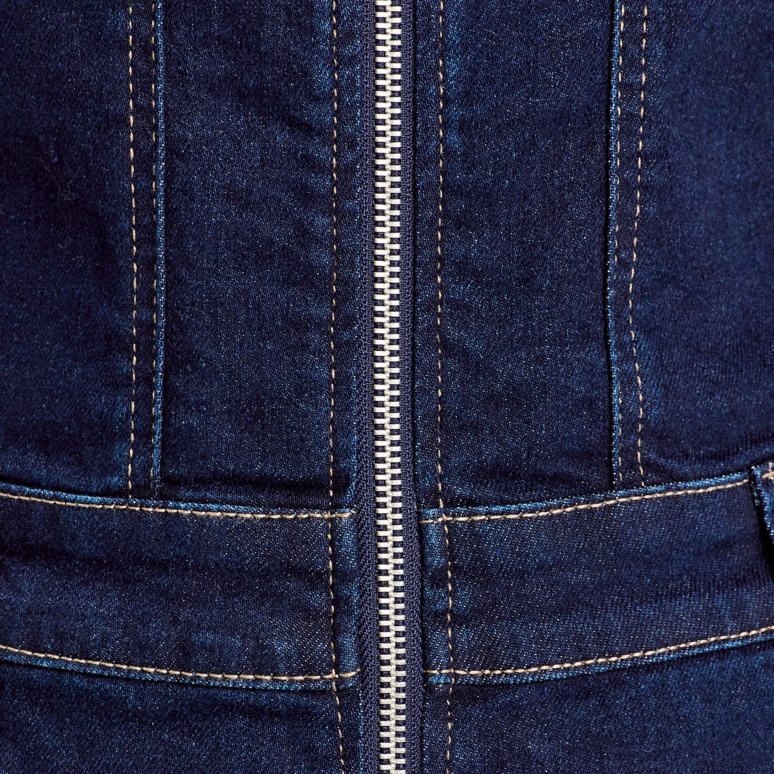 Combinaison pantalon en jean denim brut femme