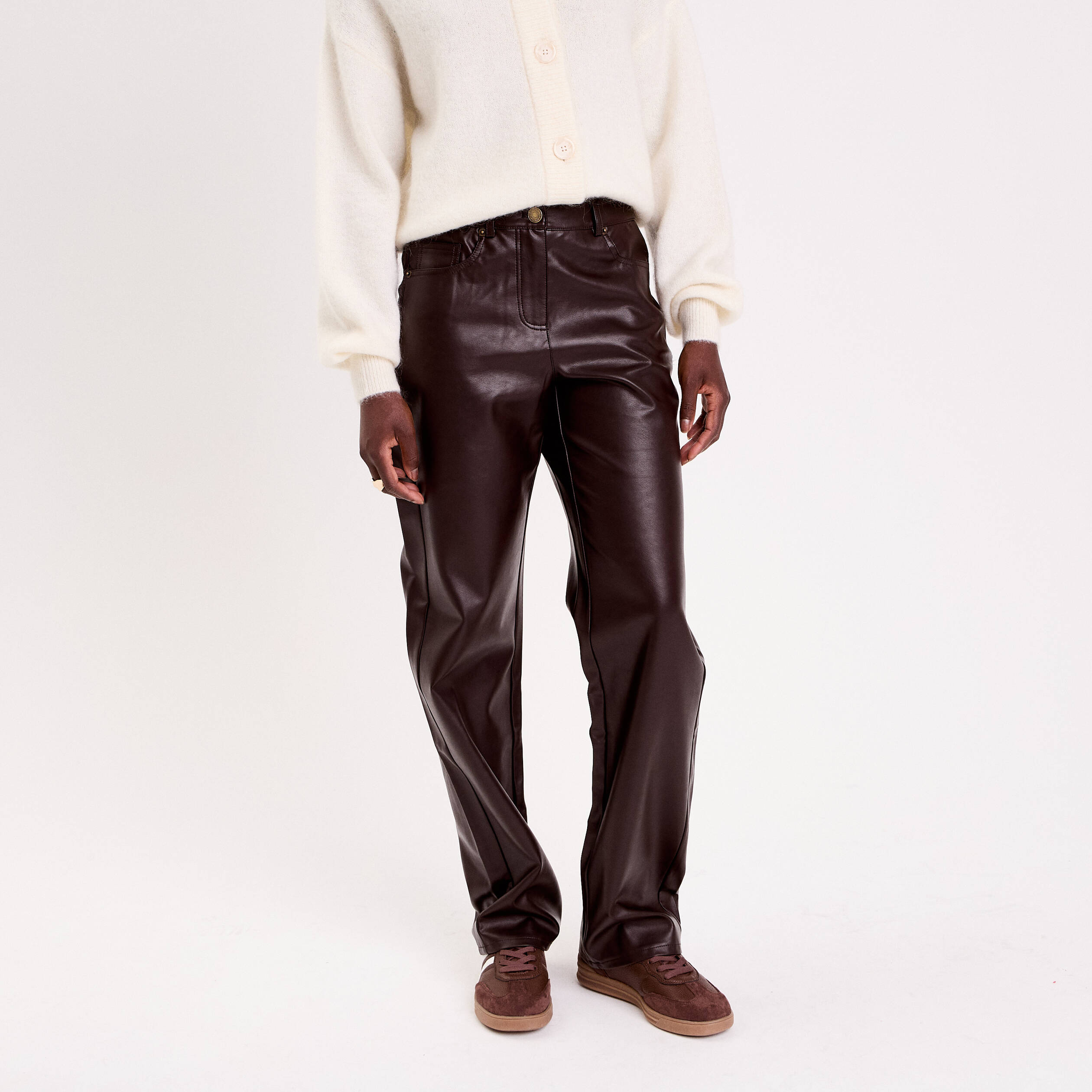 Pantacourt Taille Élastique Marron Guy Dubouis Femme - 1738730-marron