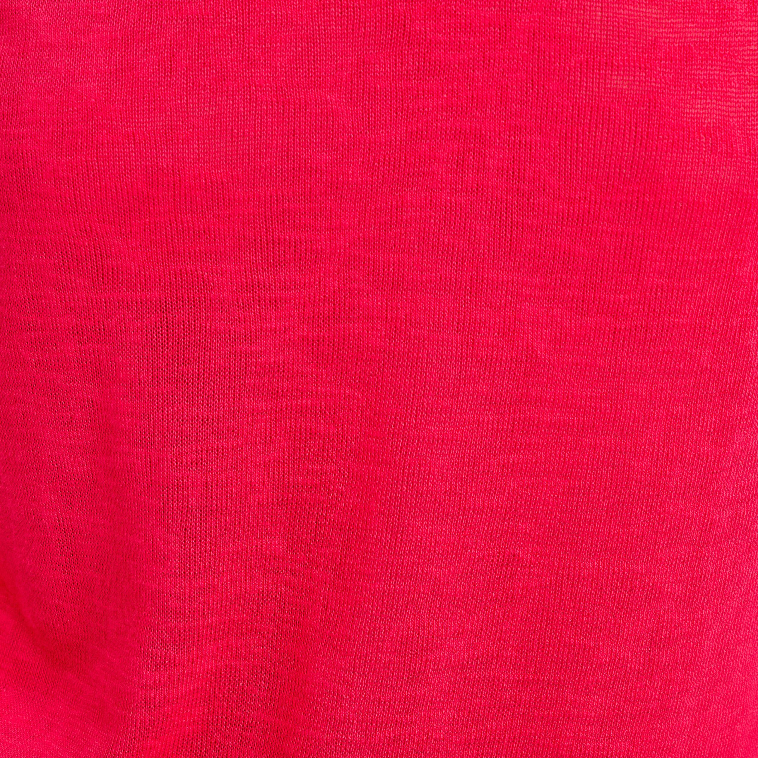 D&eacute;bardeur d&eacute;tail noeud rose vif femme