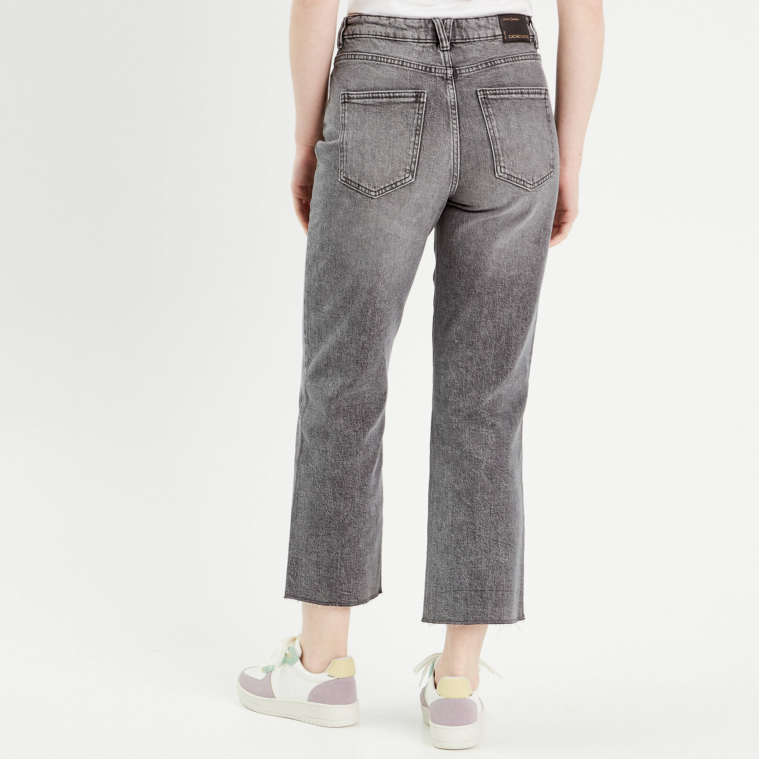 Jeans gris clair femme hotsell
