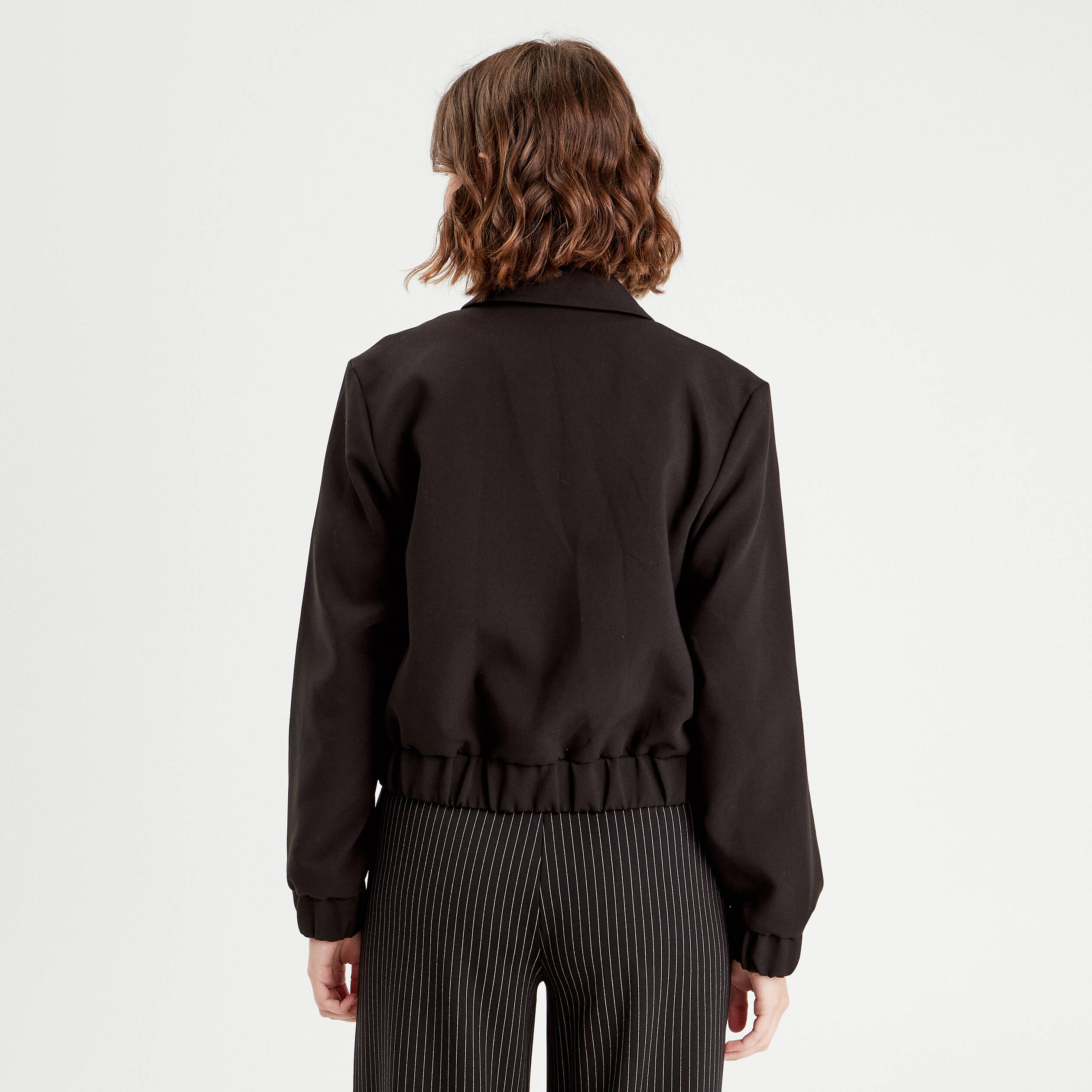 veste zippee noir femme Veste zippée noir femme