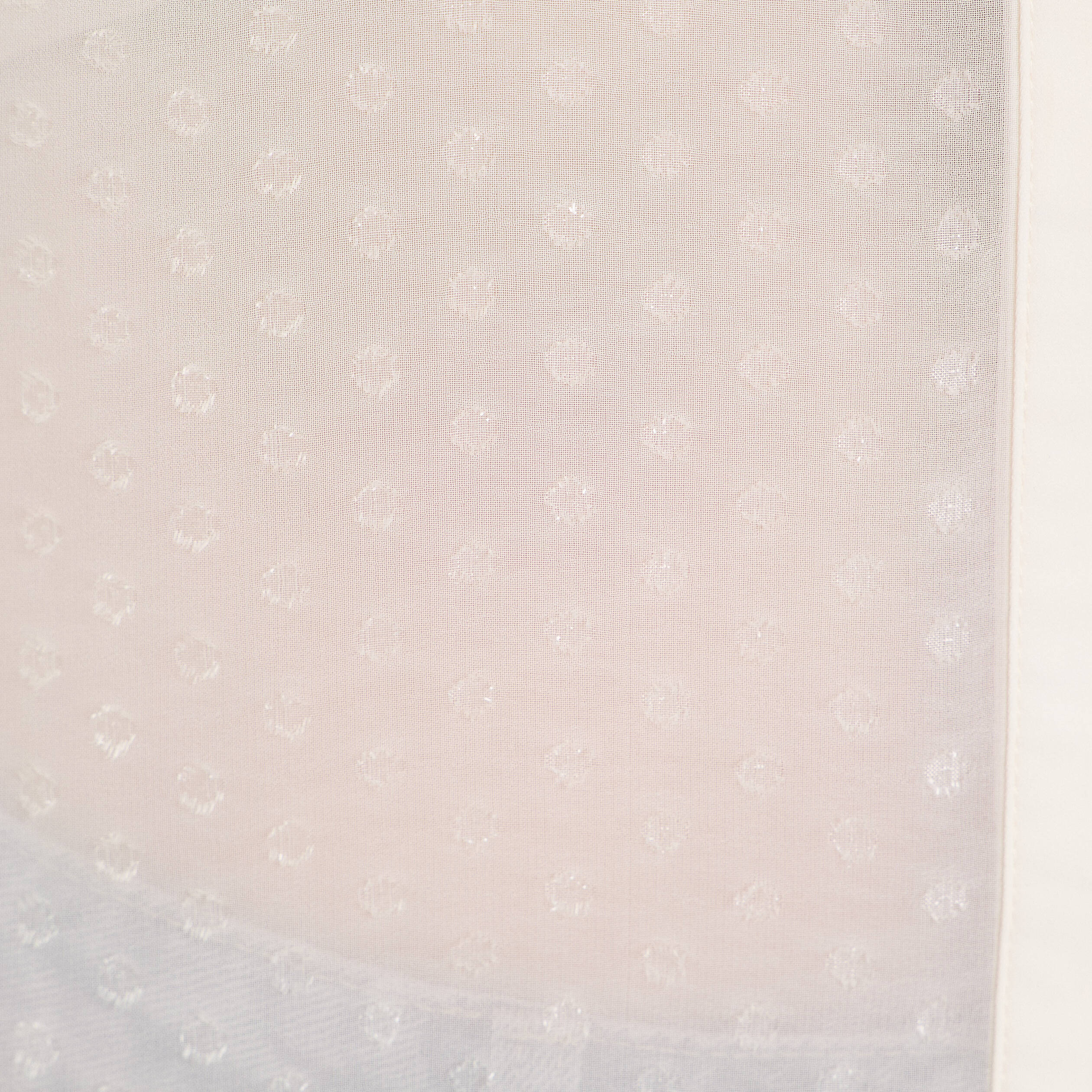 Chemise voile plumetis brillant ecru femme