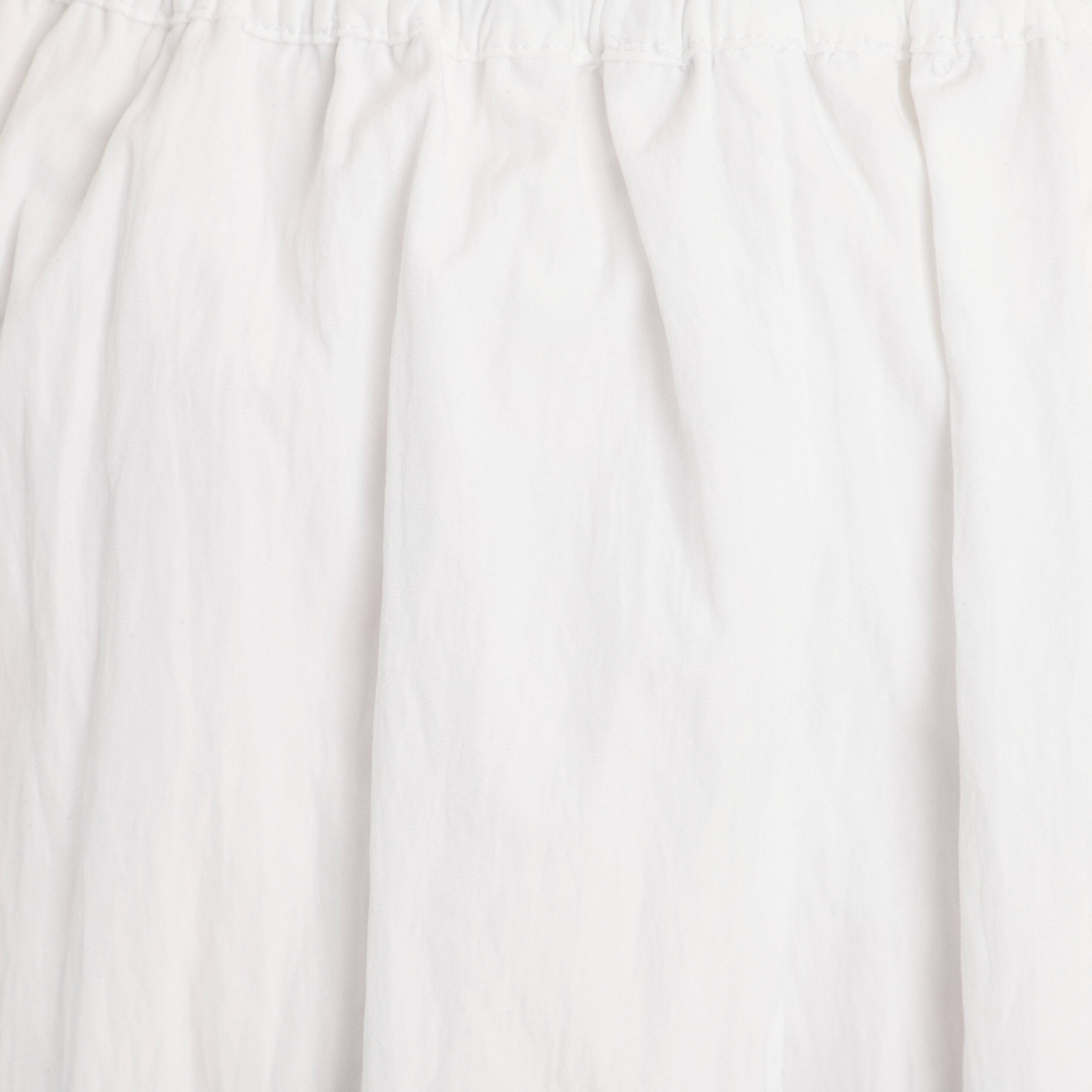 Jupe longue évasée blanc femme