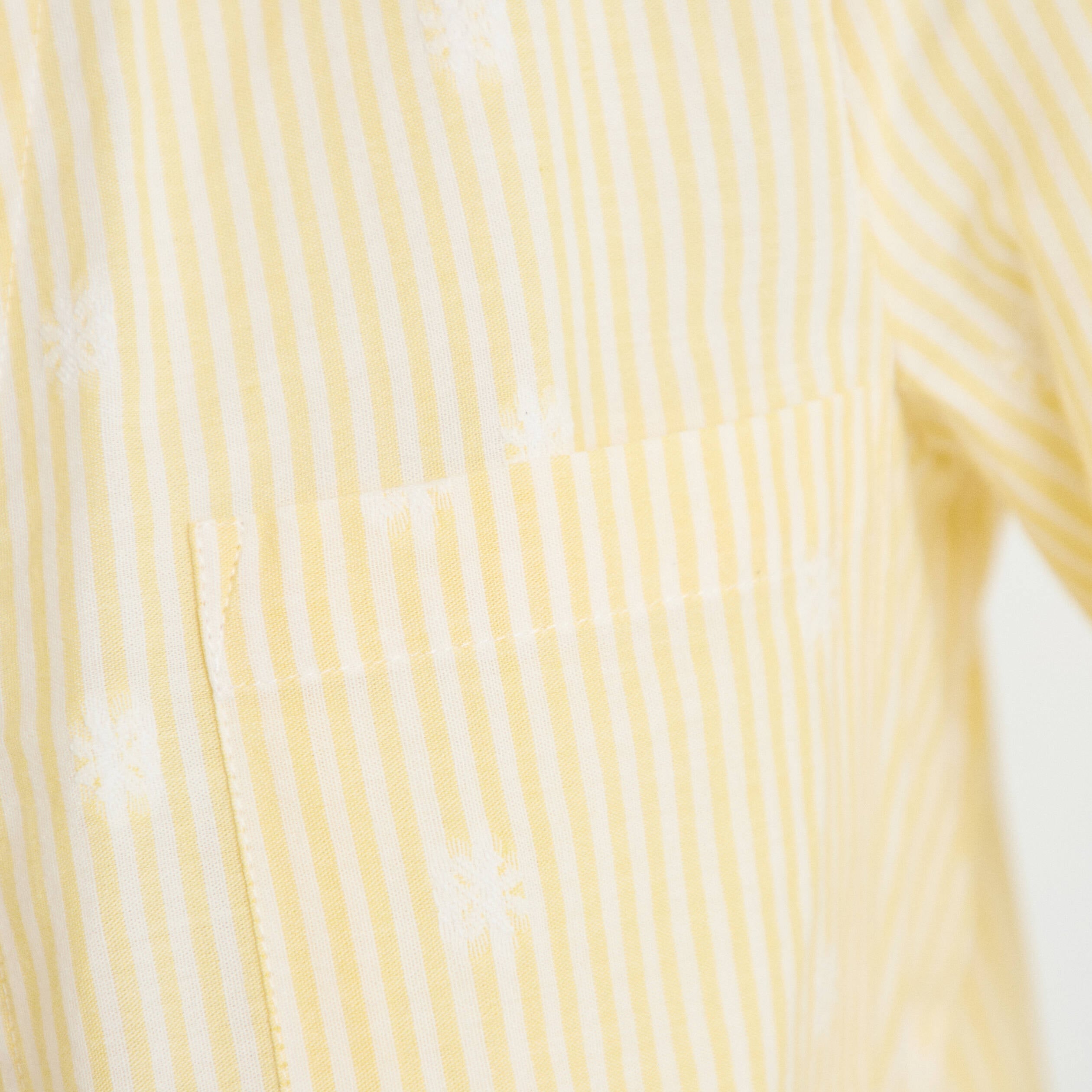 Chemise droite manches longues jaune citron femme