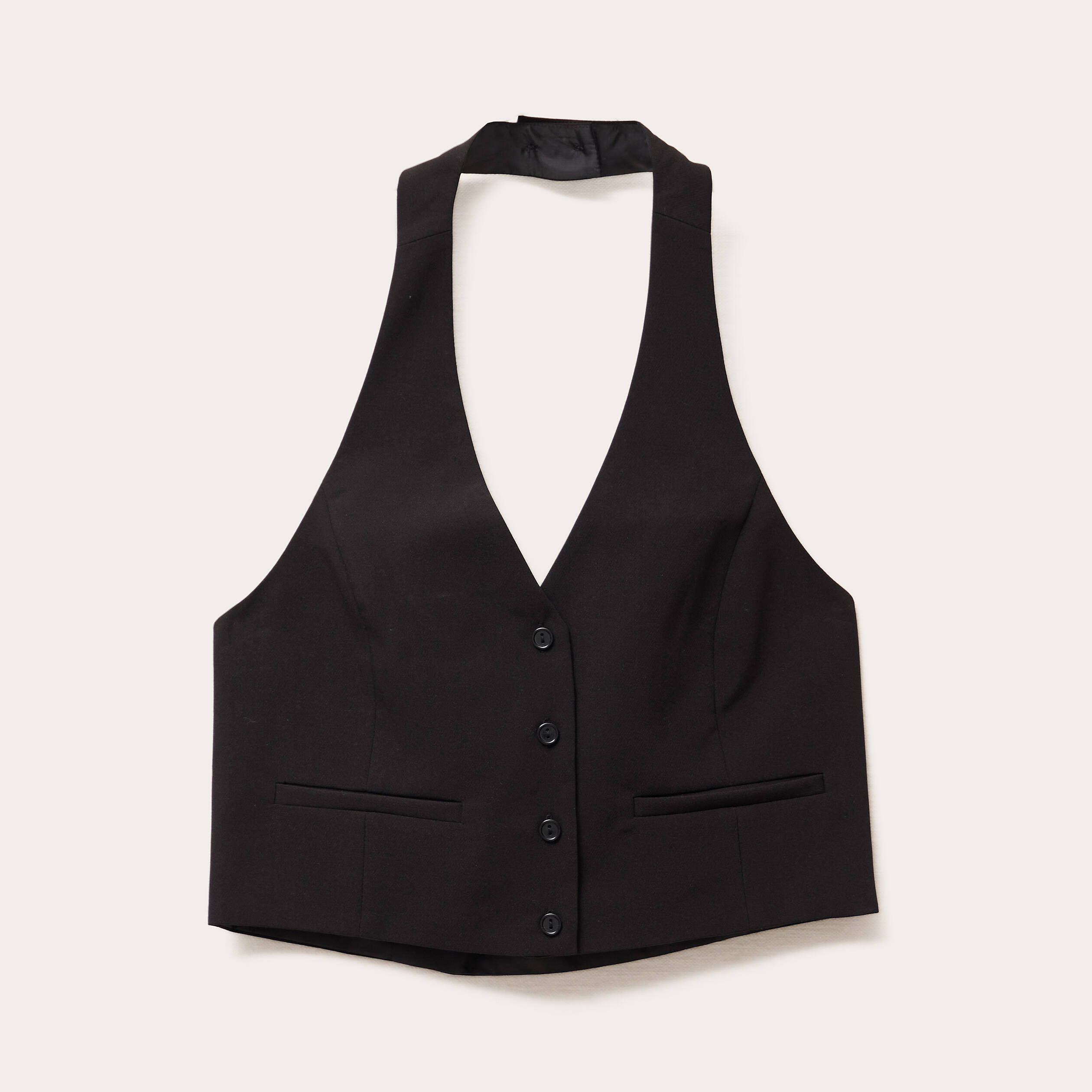 veston cropped dos nu noir femme Veston cropped dos nu noir femme